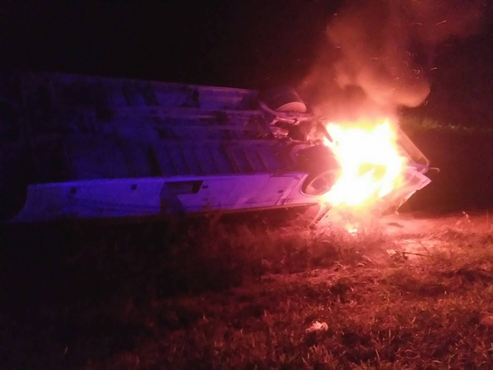 Driver missing after fatal bus crash