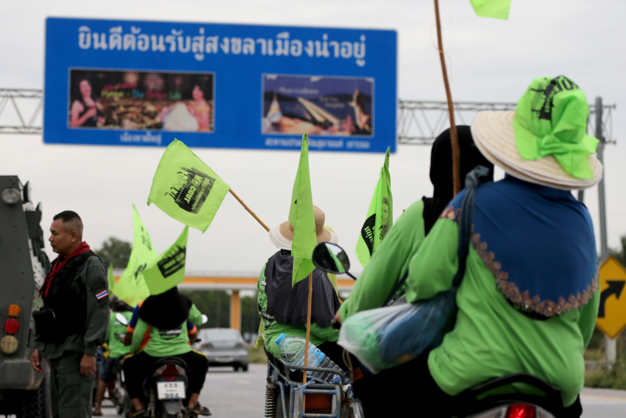 Walk of protest against coal-fired power plant