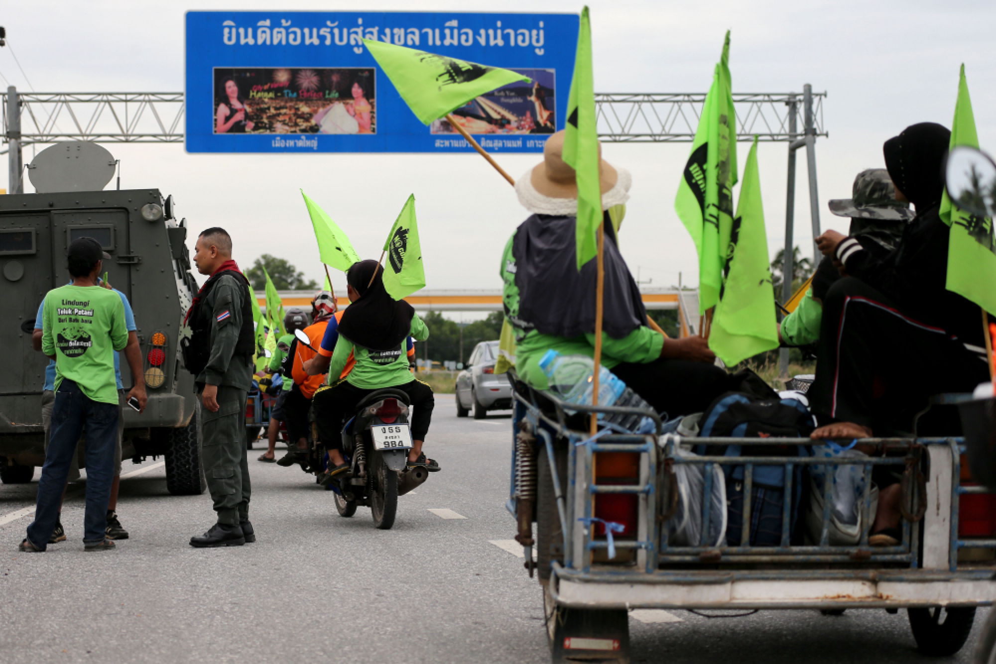 Walk of protest against coal-fired power plant