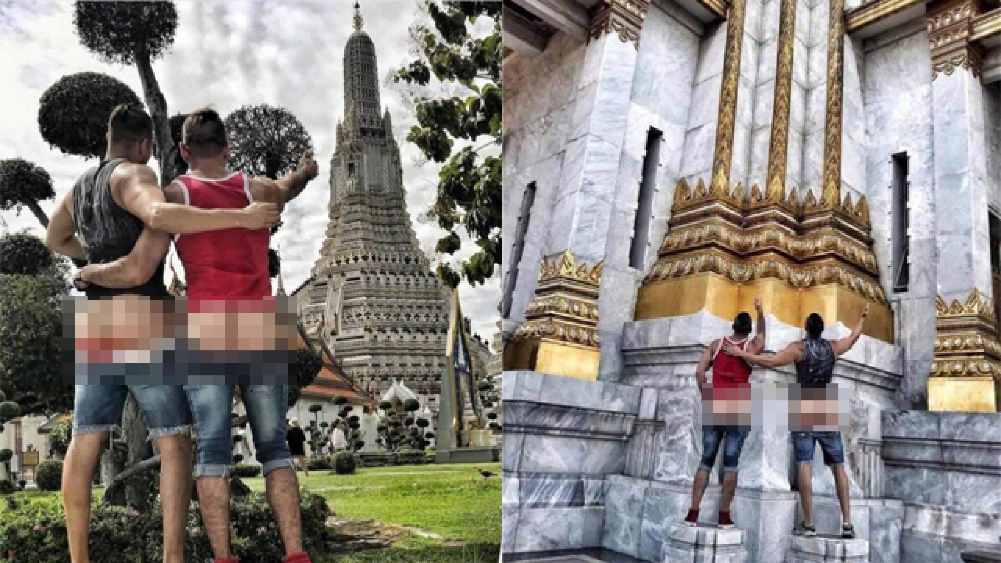 American Instagrammers face jail over offensive photo at temple