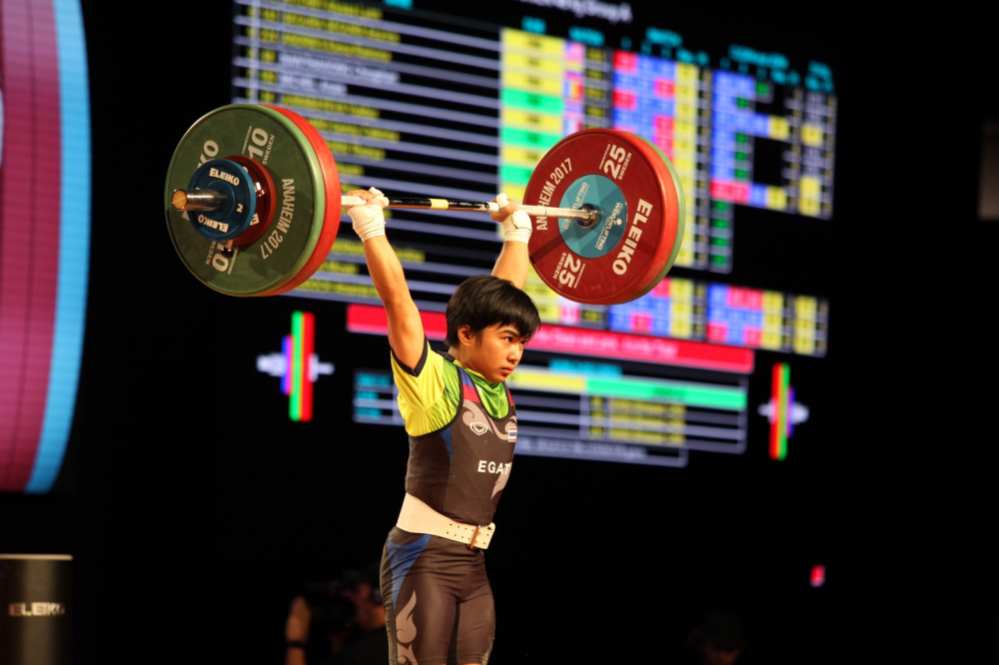 Thunya ‘overwhelmed’ by gold as Thai weightlifters shine