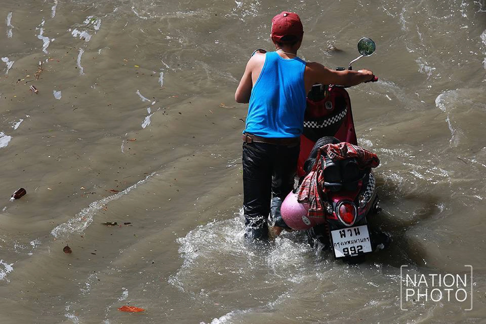 Heavy overnight rains cause flooding in Bangkok