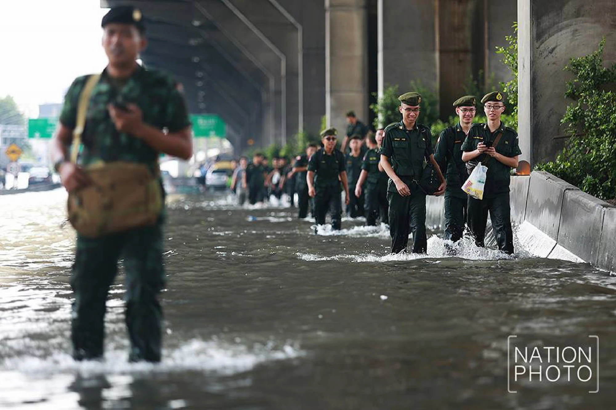 Heavy overnight rains cause flooding in Bangkok