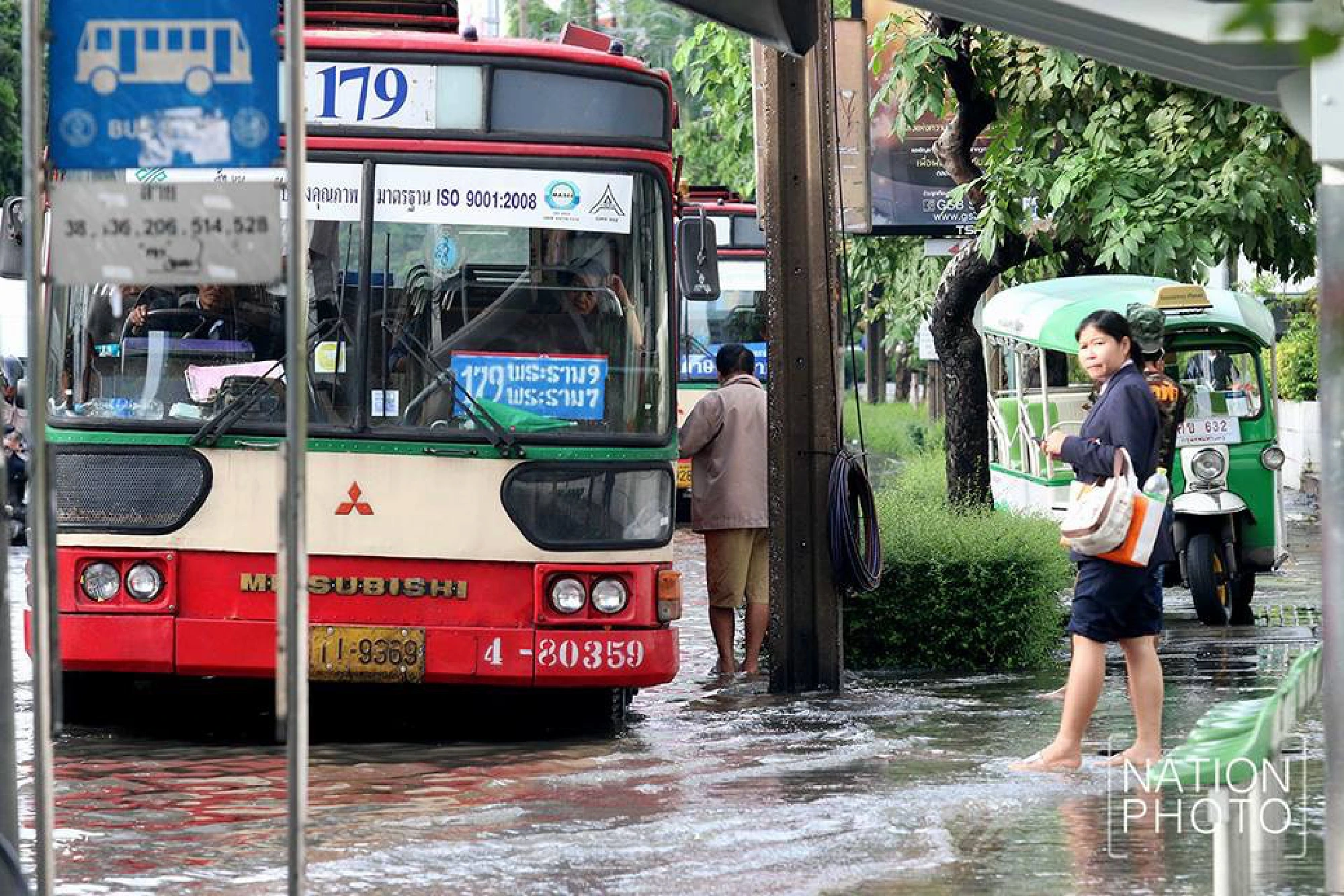 Heavy overnight rains cause flooding in Bangkok