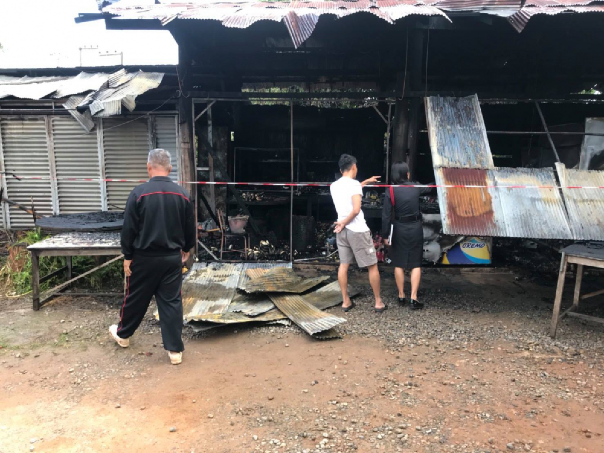 Short-circuit expected cause of fire in bus-station shophouses