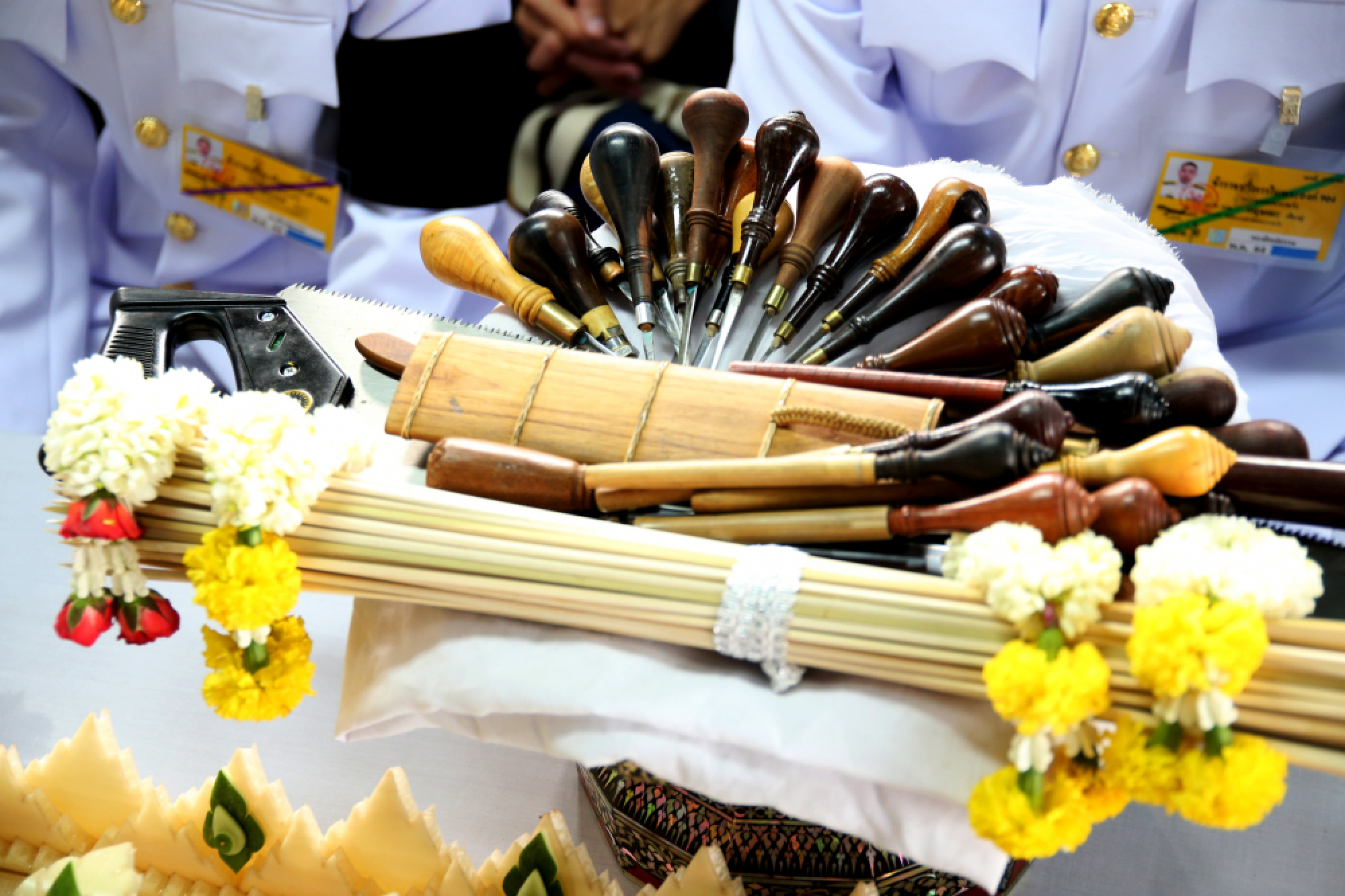 HRH Princess Sirindhorn performs sacred offering ceremony for funeral pyre