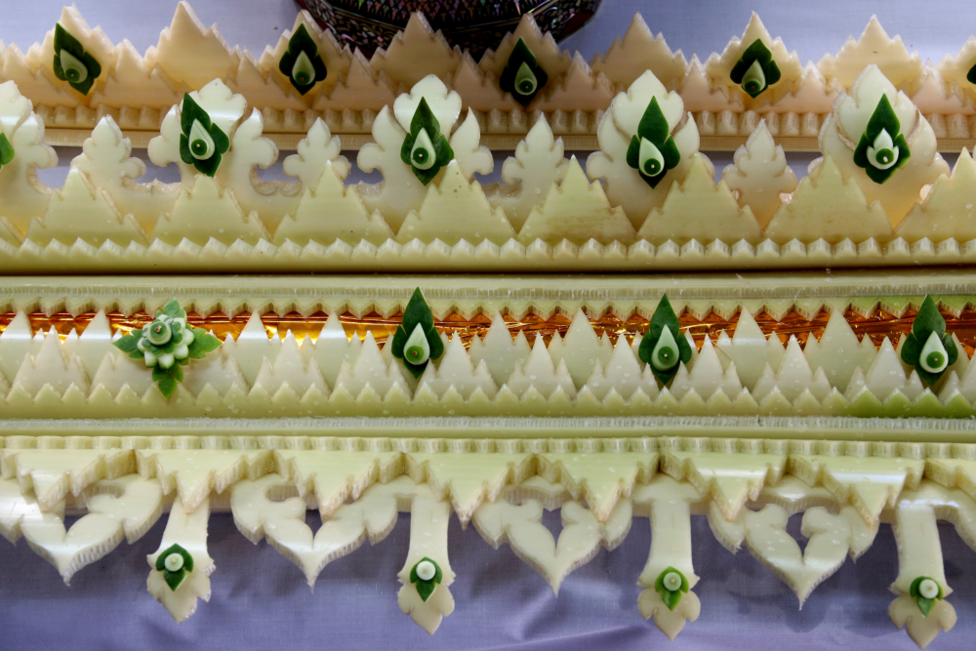 HRH Princess Sirindhorn performs sacred offering ceremony for funeral pyre