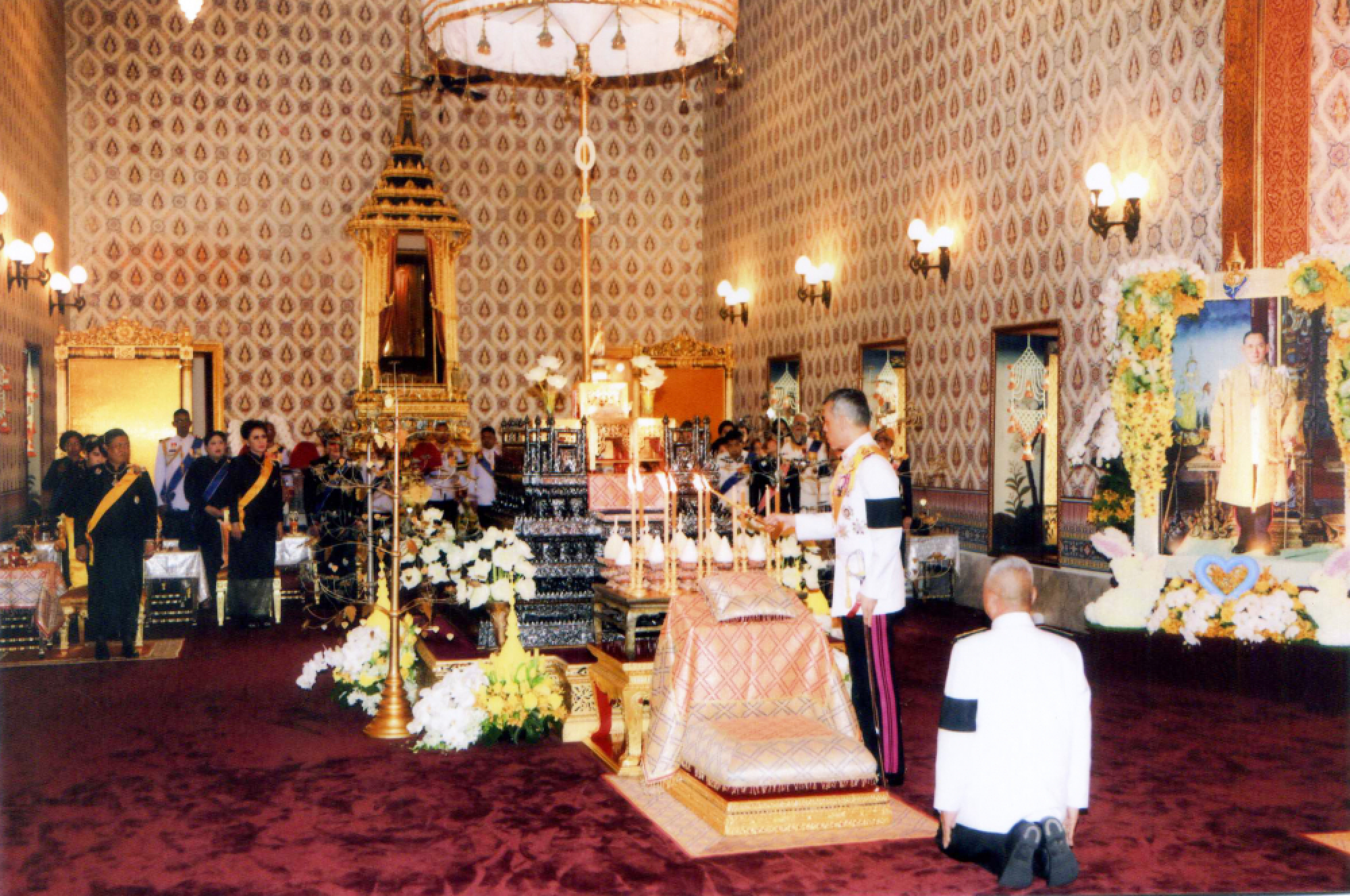 HM the King presides Royal merit-making ceremony for his father; HM King Rama IX