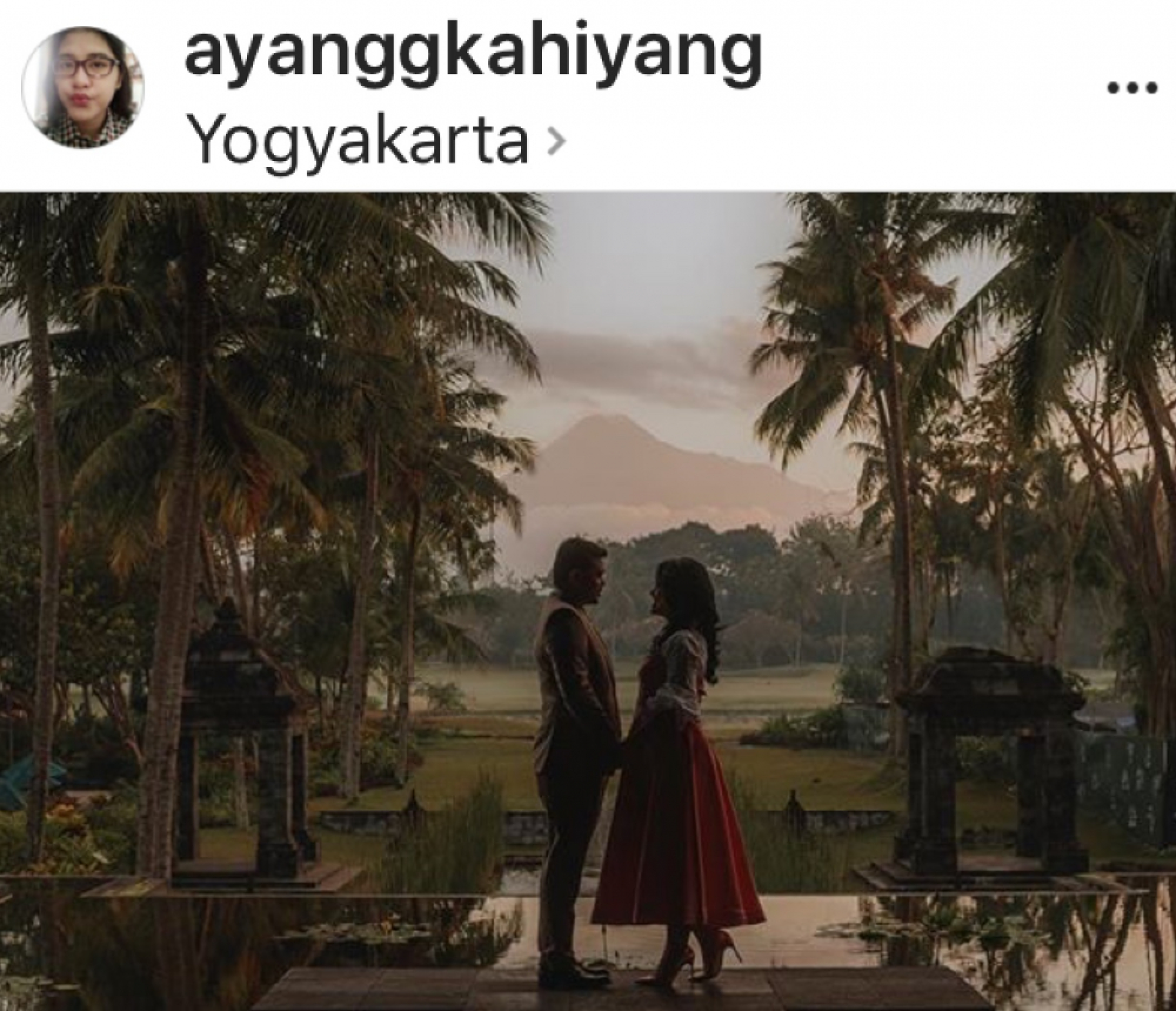 ‘First Daughter’ showcases beauty of Indonesian tourism sites in pre-wedding photos on Instagram