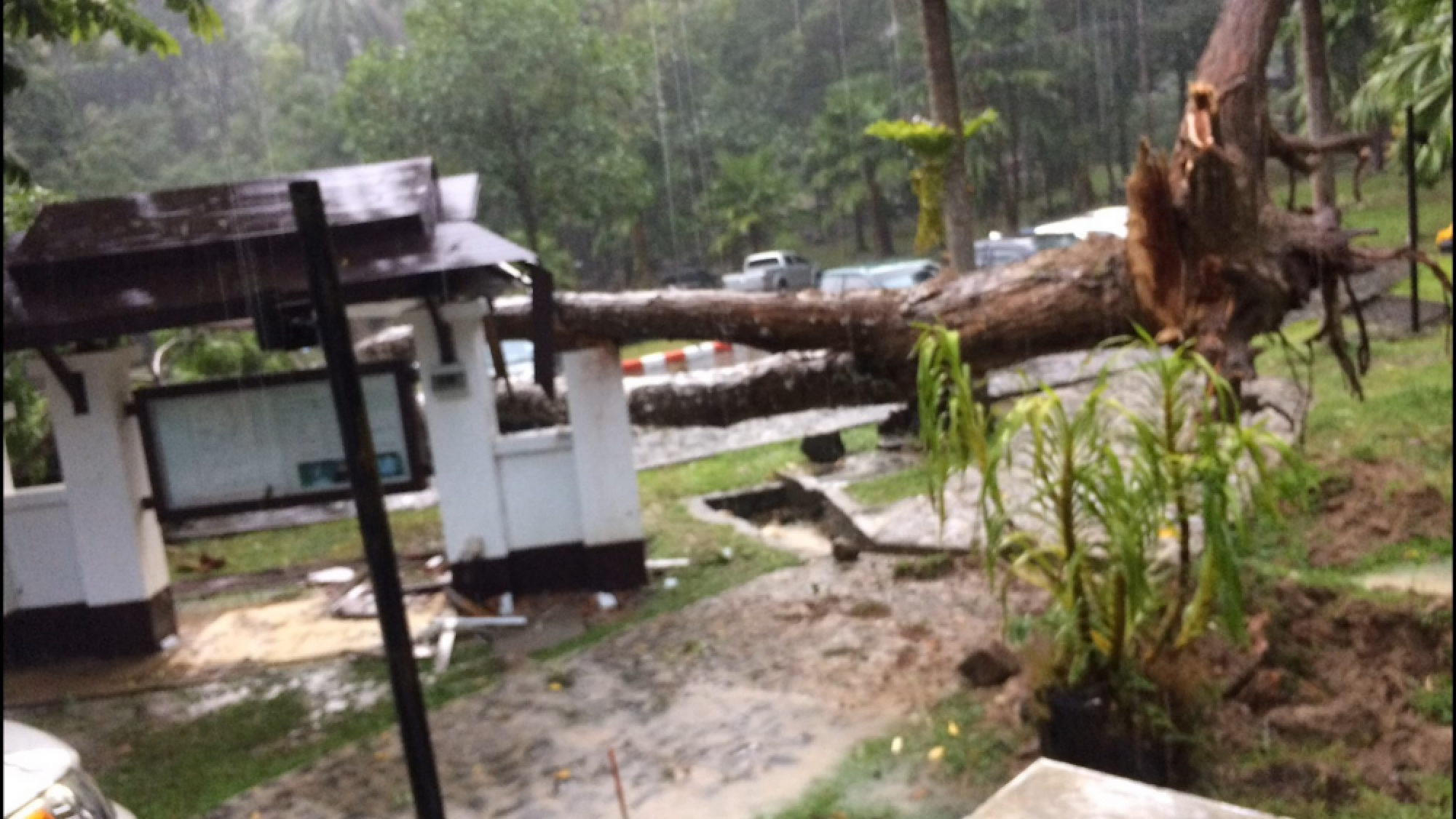 Tone Nga Chang Waterfall closed to tourists after thunderstorm