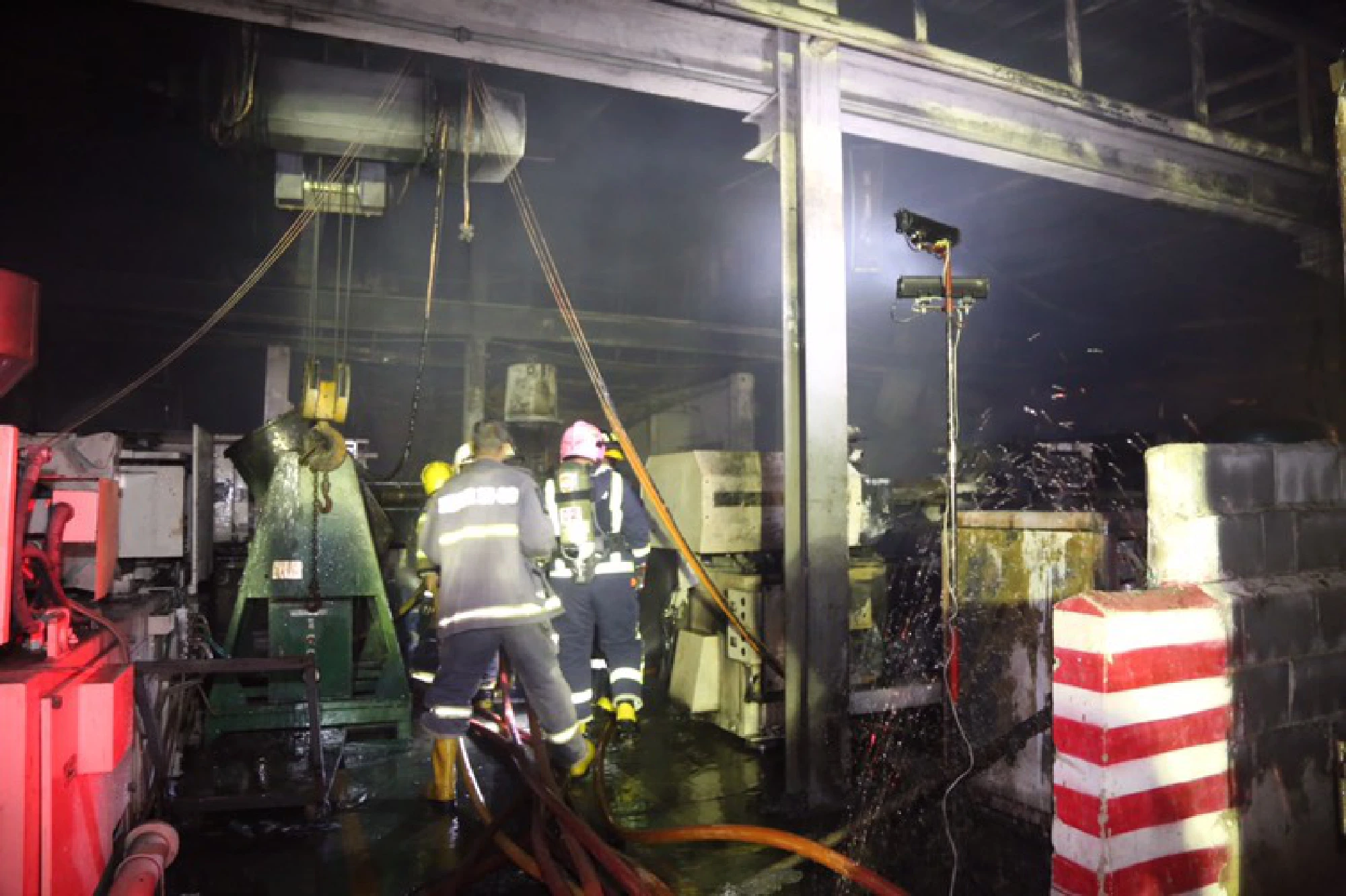 Fire at plastic factory in Bangkok