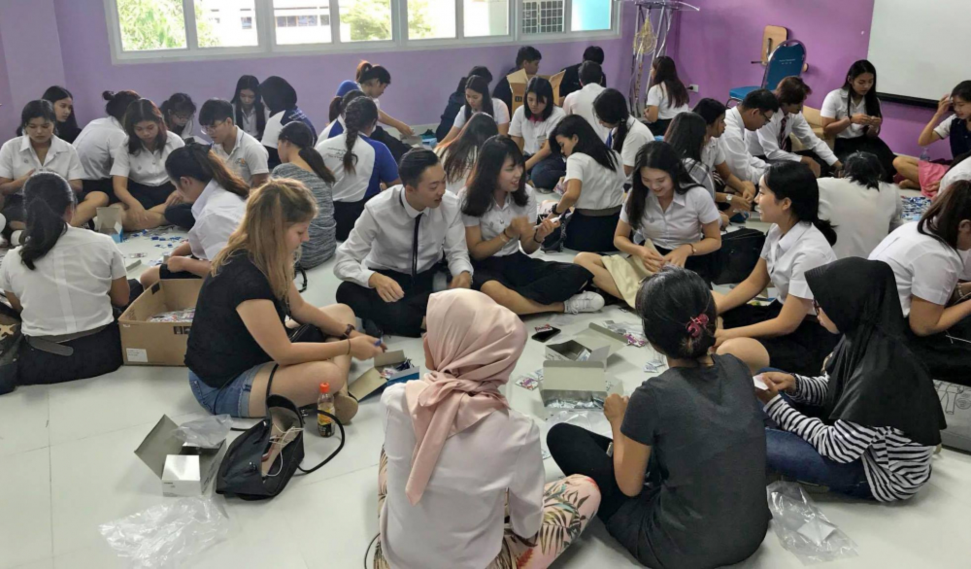 Phuket university sends a safe sex message – 25,000 condoms at a time