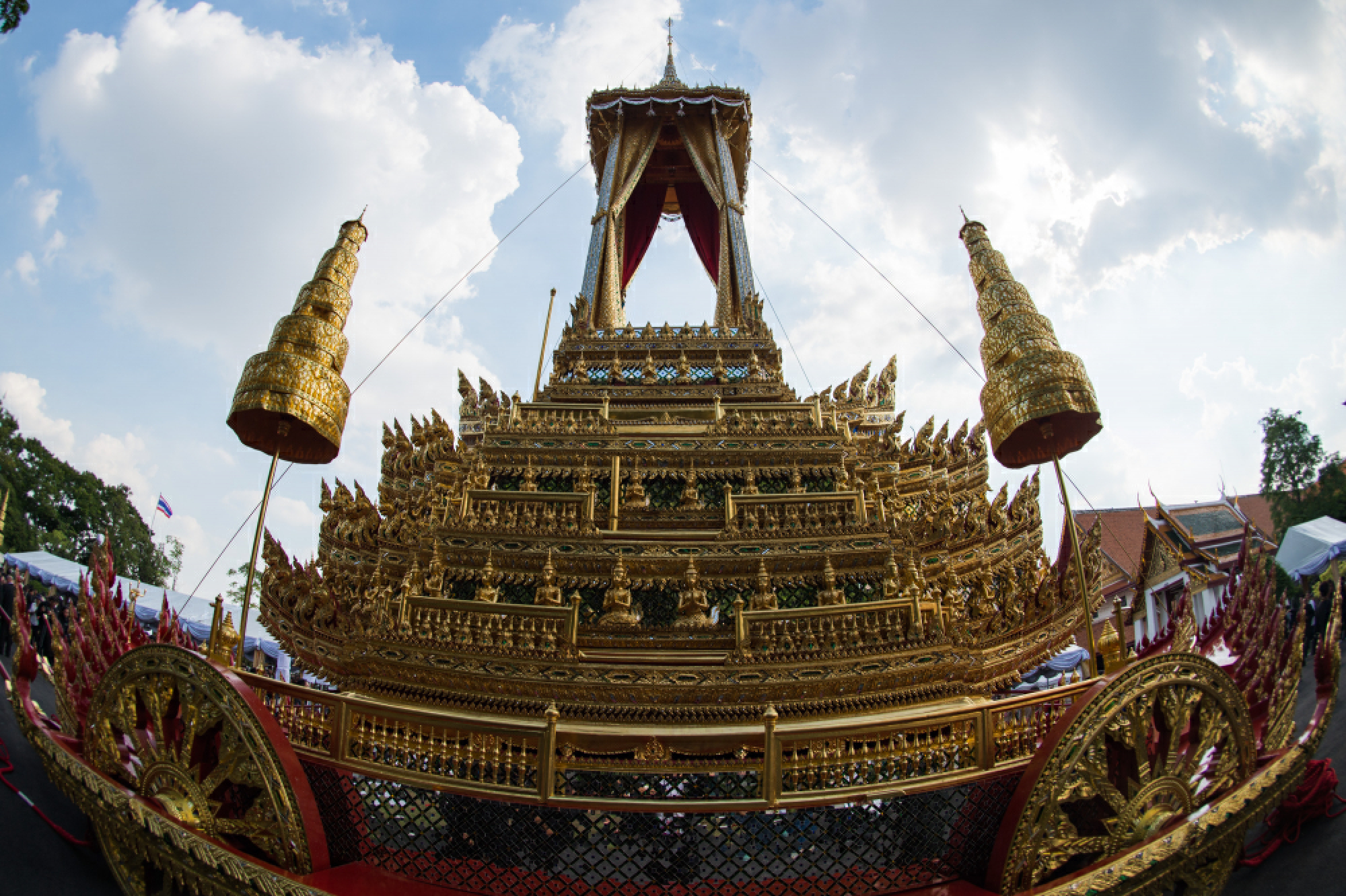 Chariots, palanquins ready on time for Royal Cremation