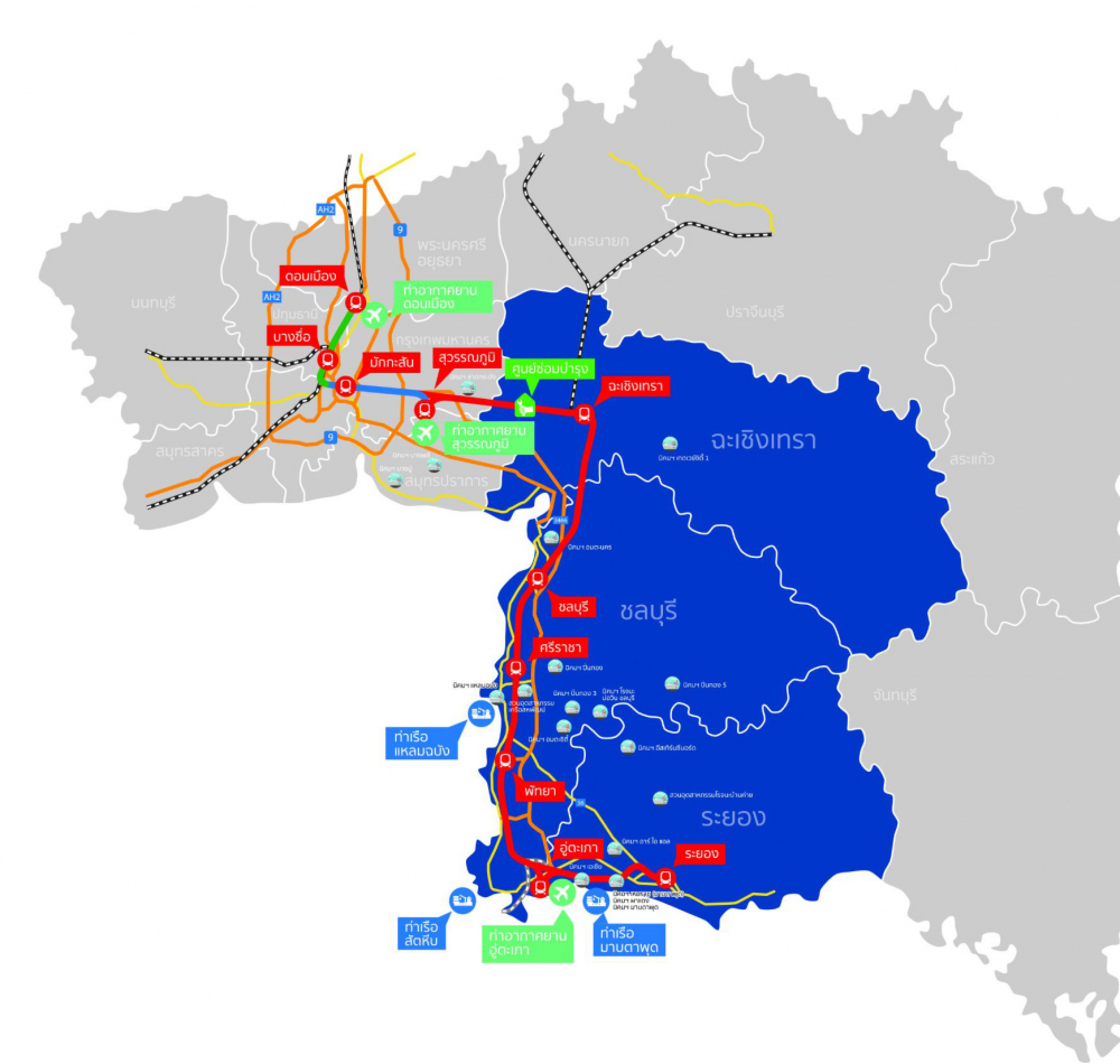 Officials come up with 20-year plan for Bt2.7 trillion worth of railway projects