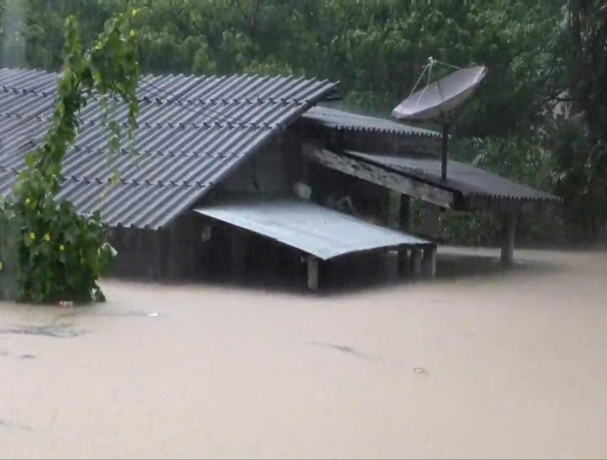 Trang deluged in rain-whipped perfect storm