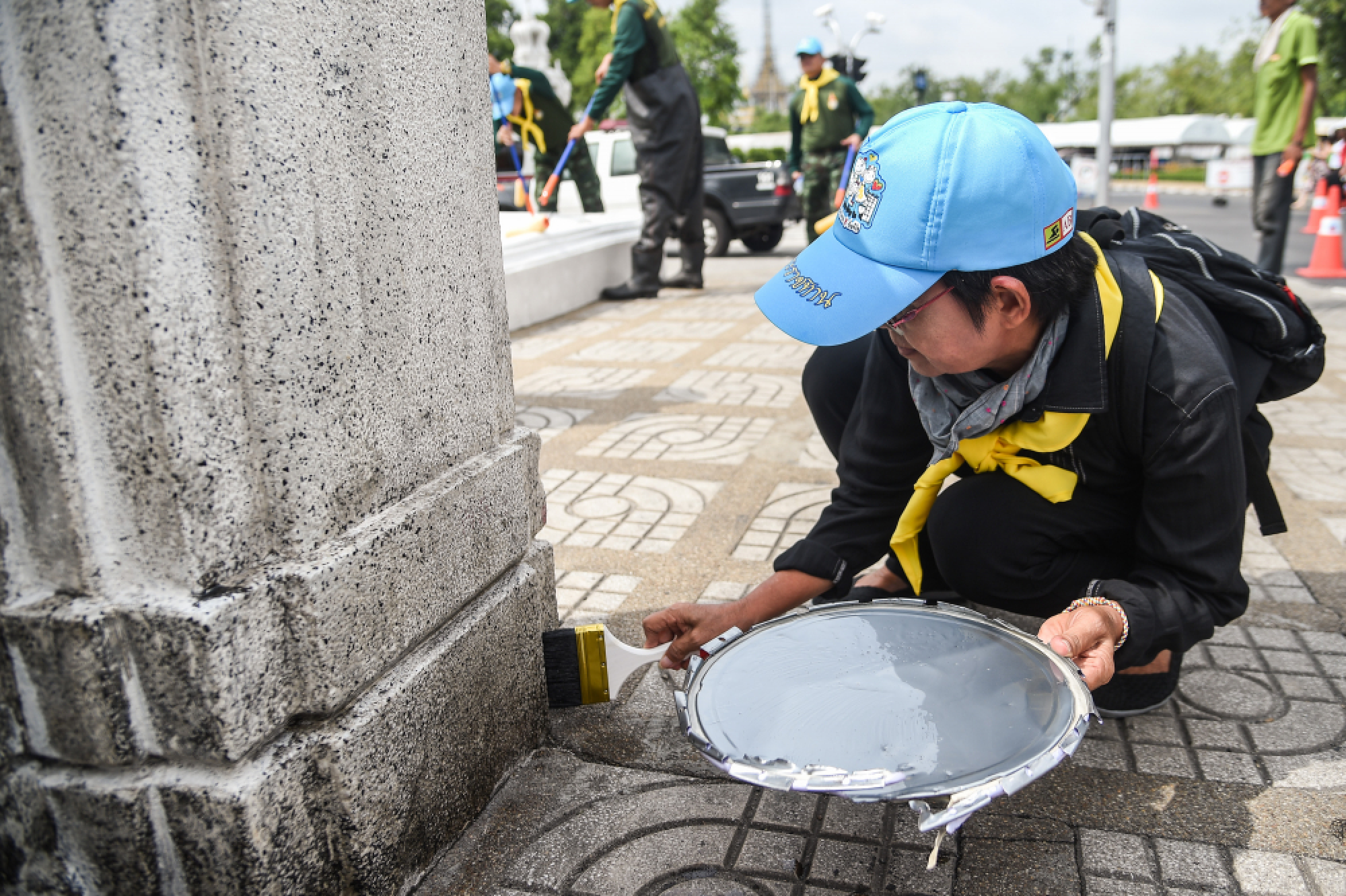 Volunteers begin work for Royal Cremation Ceremony