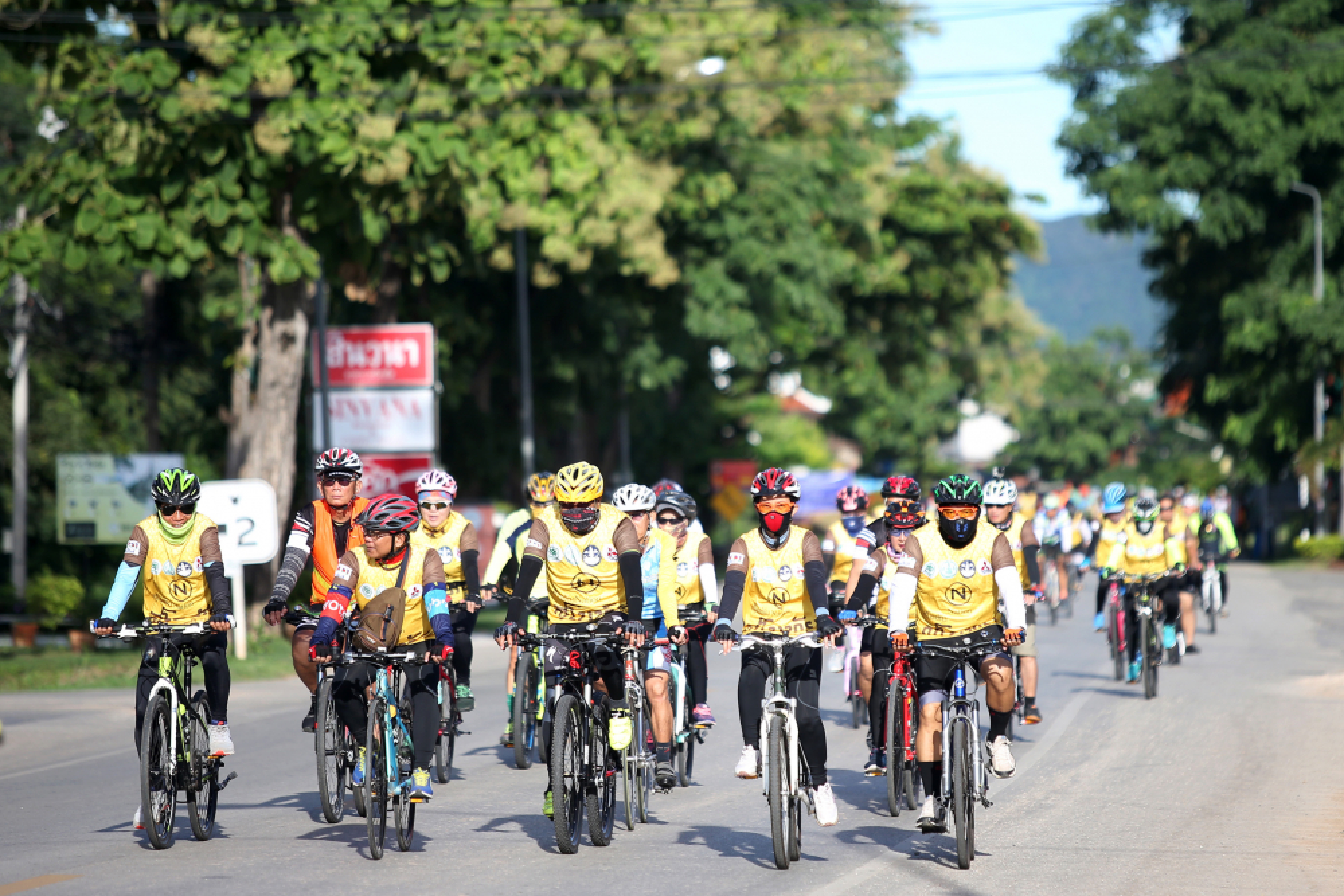 Nation Bike in the Sukhothai sun