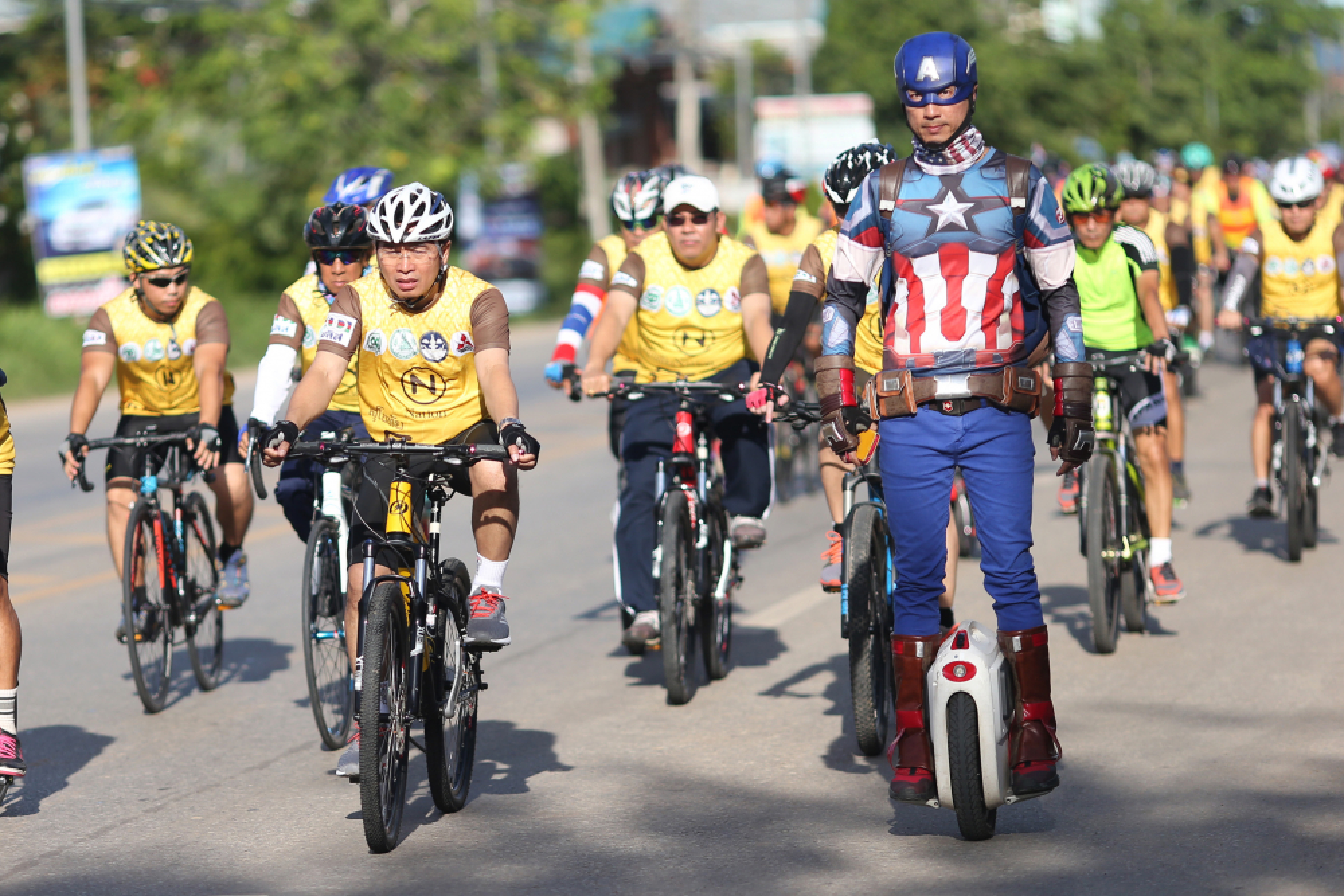 Nation Bike in the Sukhothai sun
