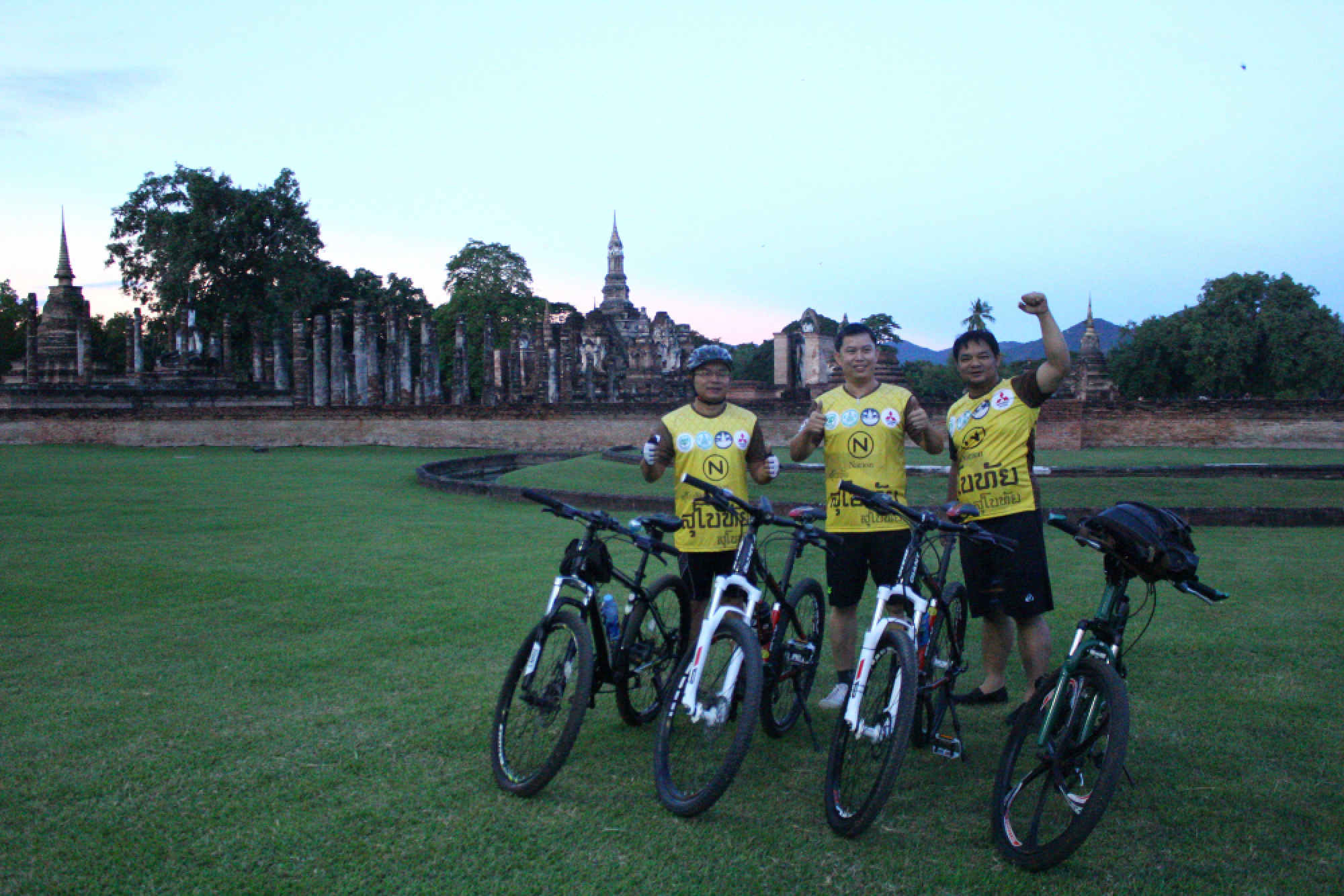 Nation Bike in the Sukhothai sun
