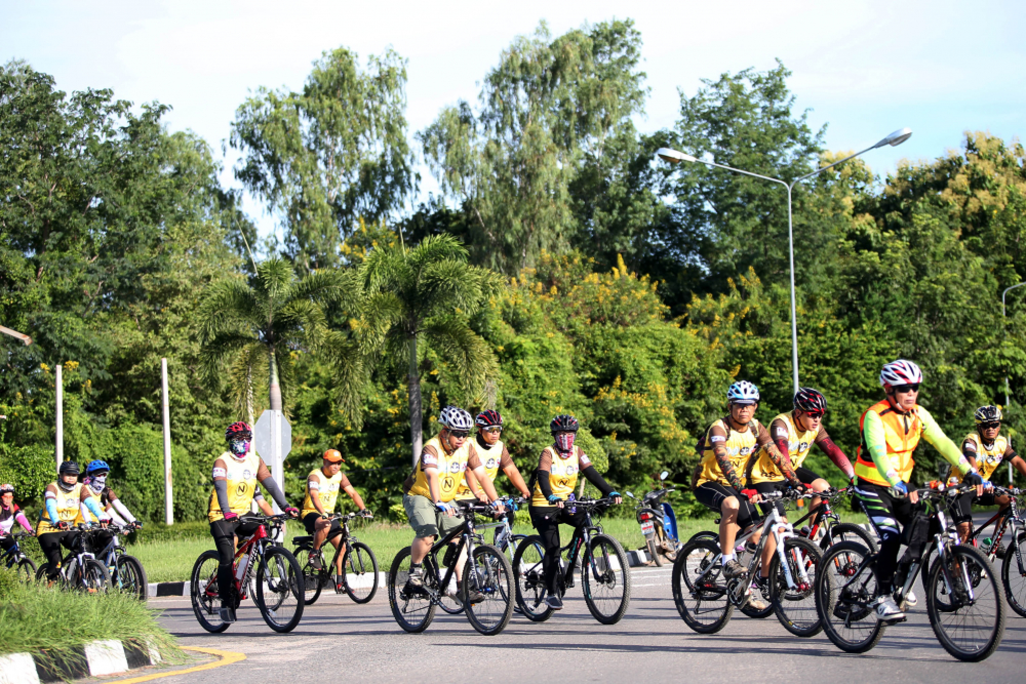 Nation Bike in the Sukhothai sun