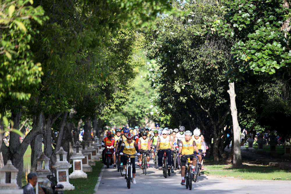 Nation Bike in the Sukhothai sun