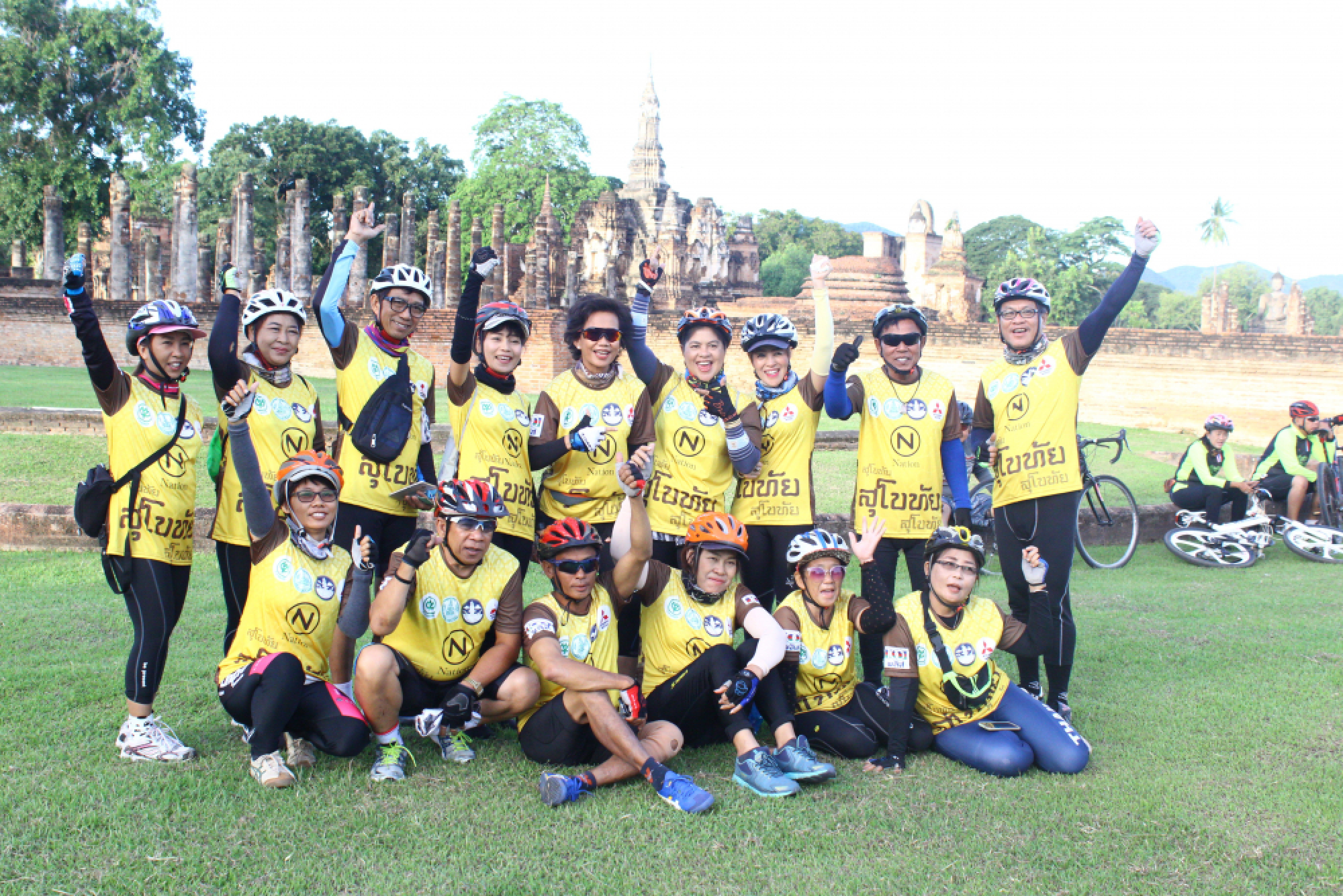 Nation Bike in the Sukhothai sun