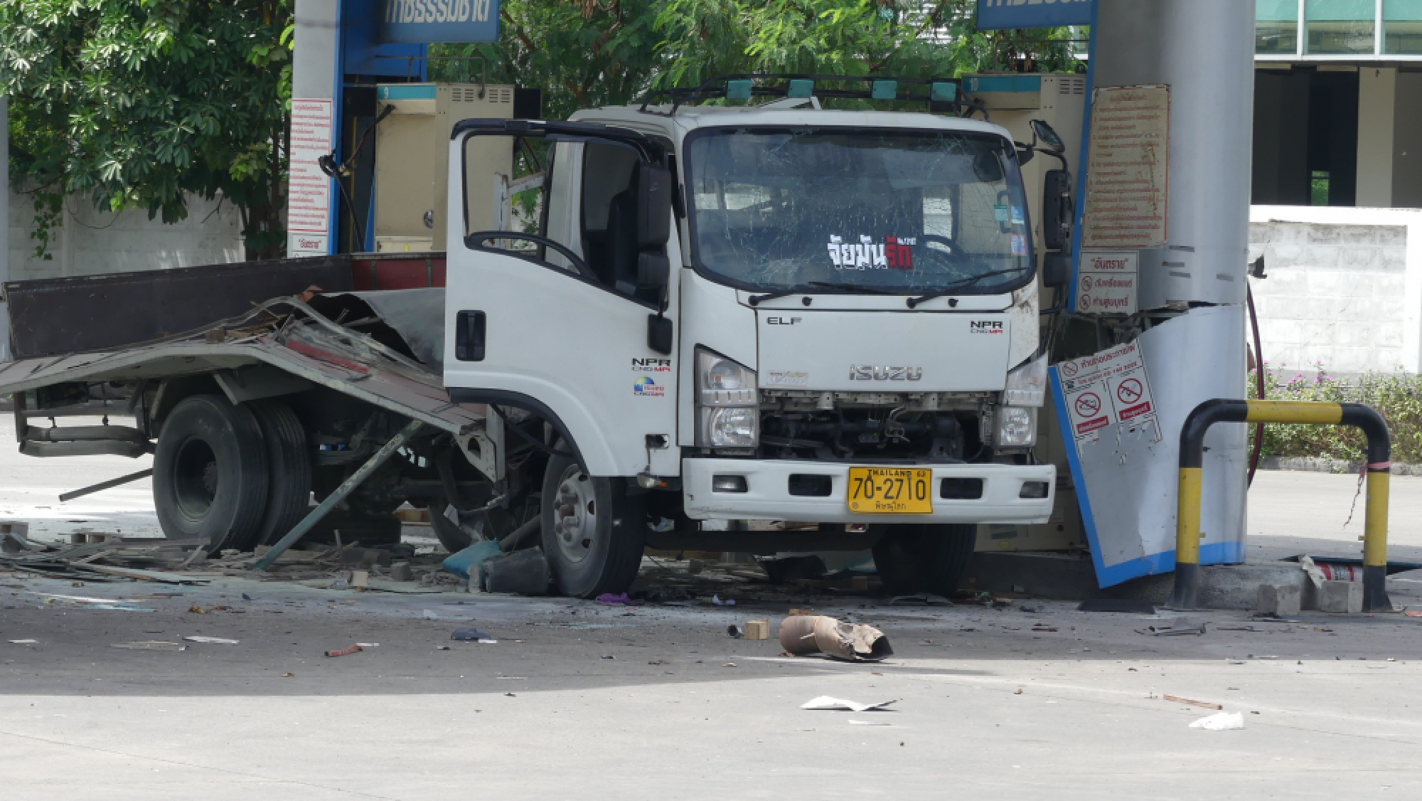 Five injured in explosion at NGV station