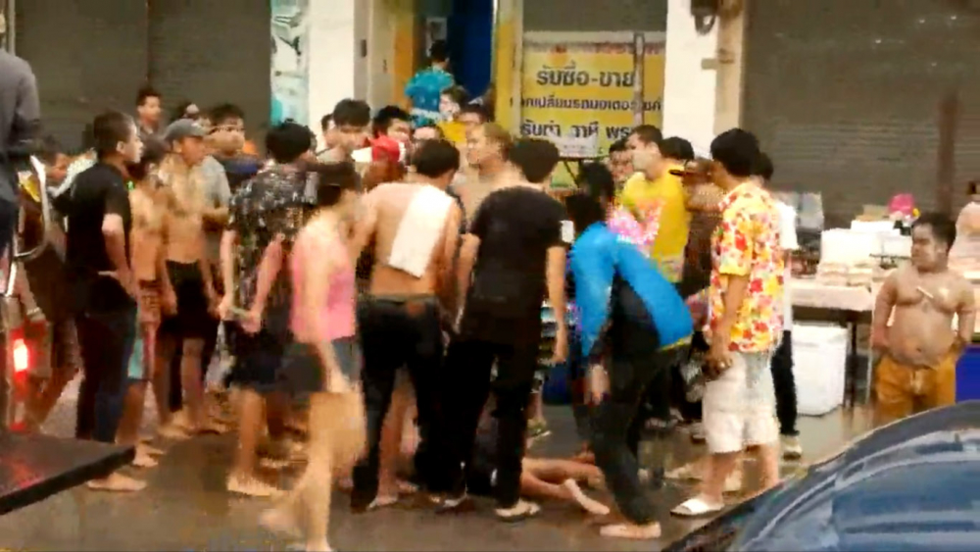 Fight provoked by groping of friend