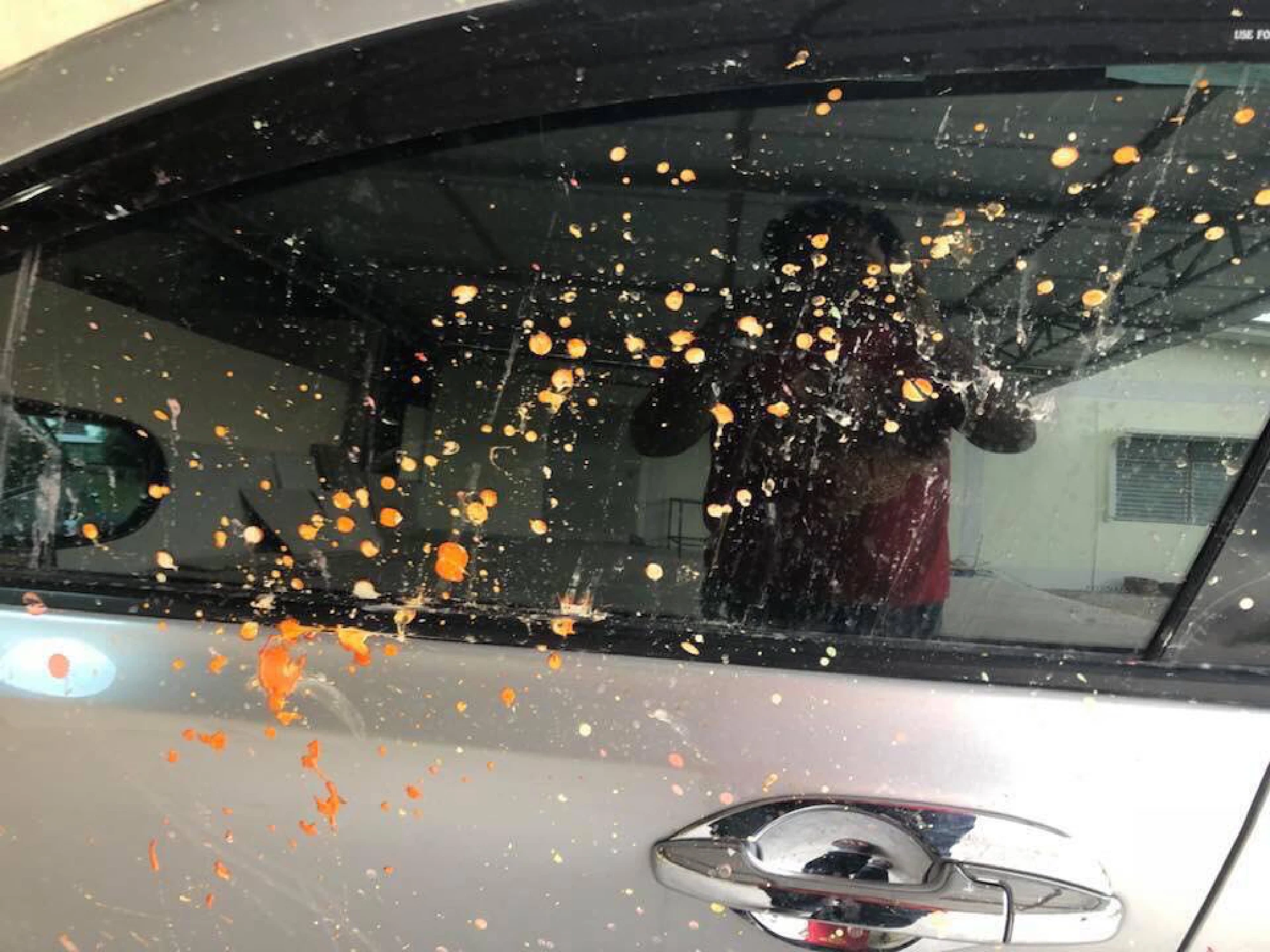 Acrylic paint used to splash cars during Songkran in Nai Yang