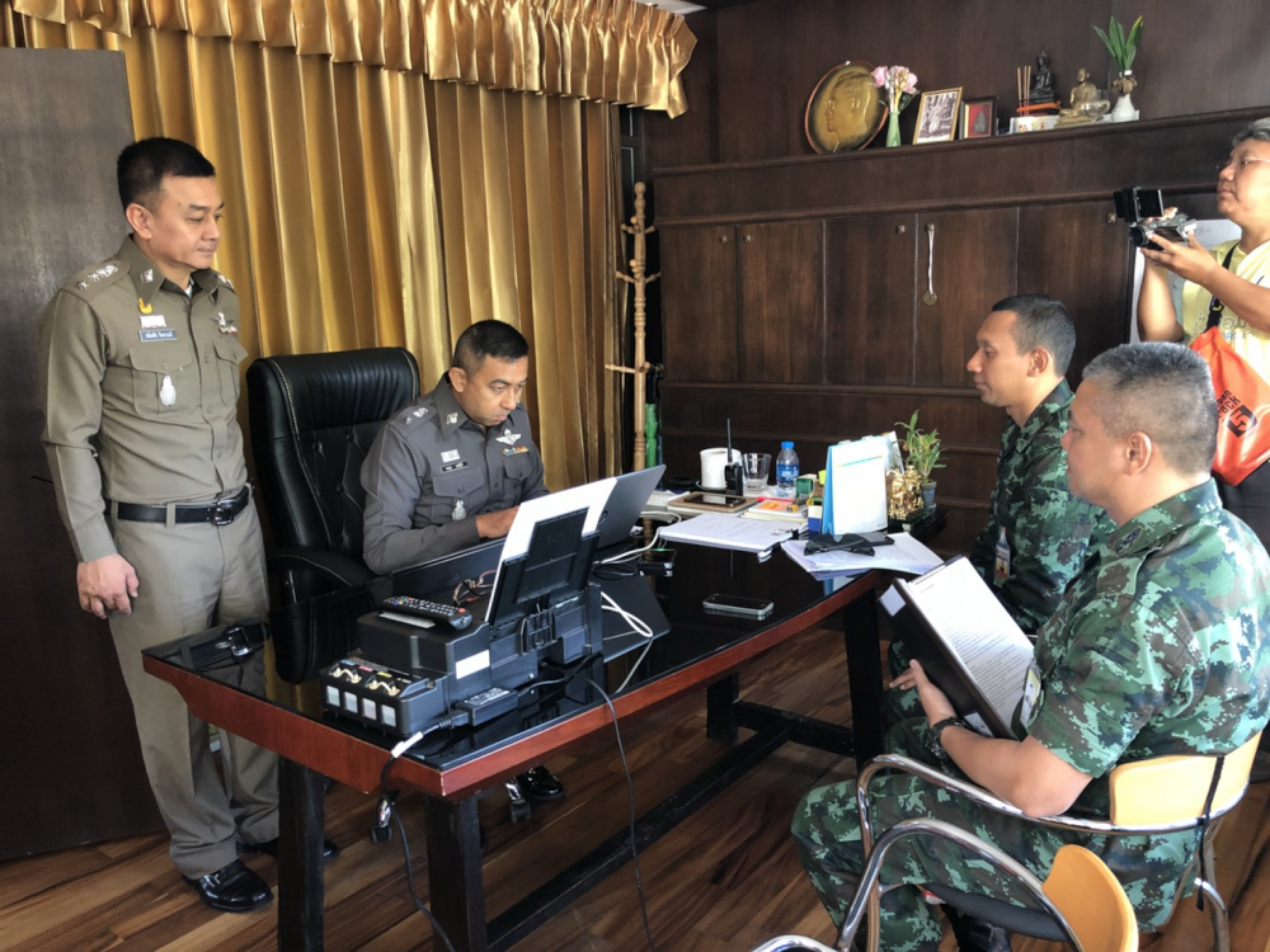 Military denies bribery after video goes viral and police officers investigated