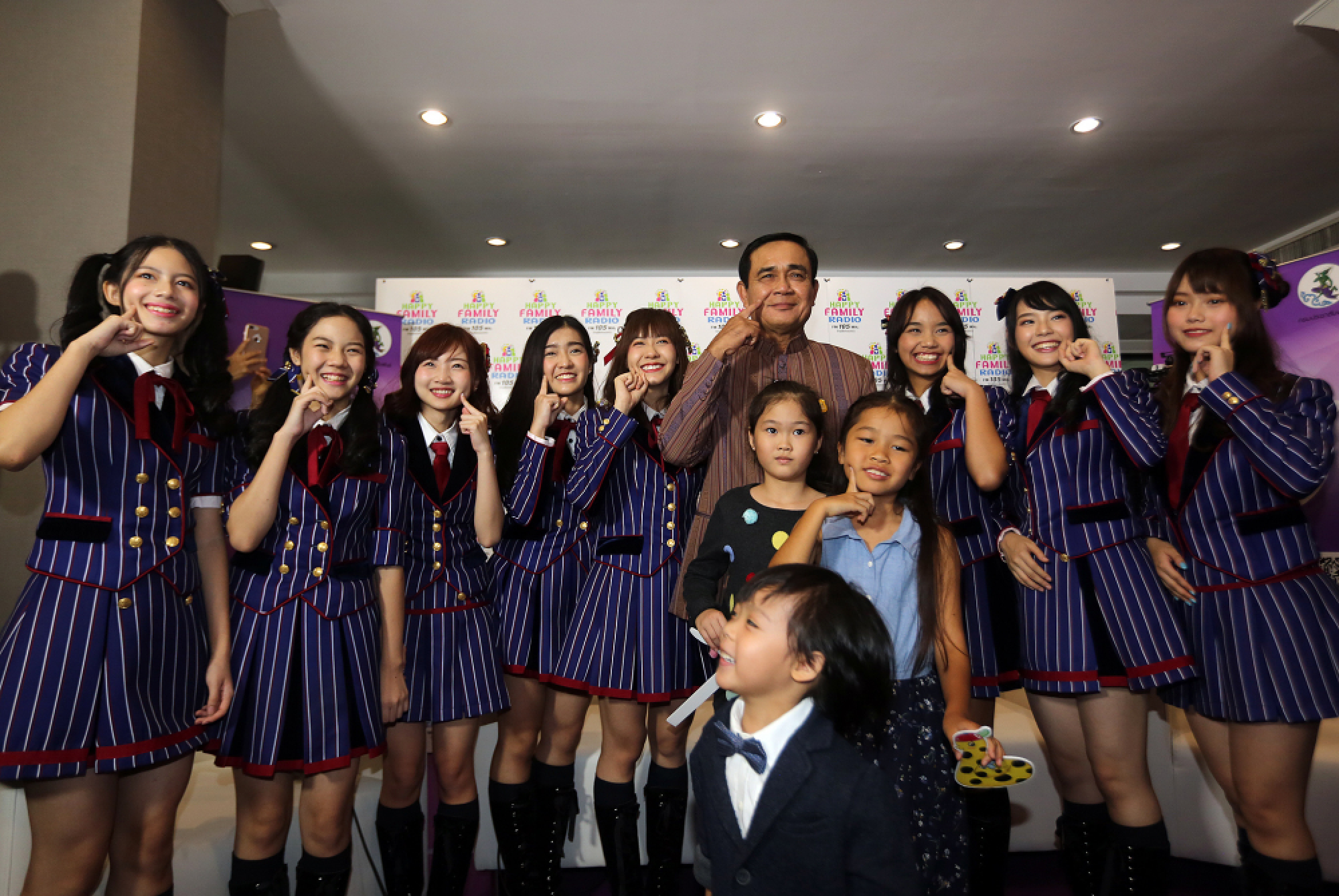 PM breaks the rules to get up close and personal with BNK48
