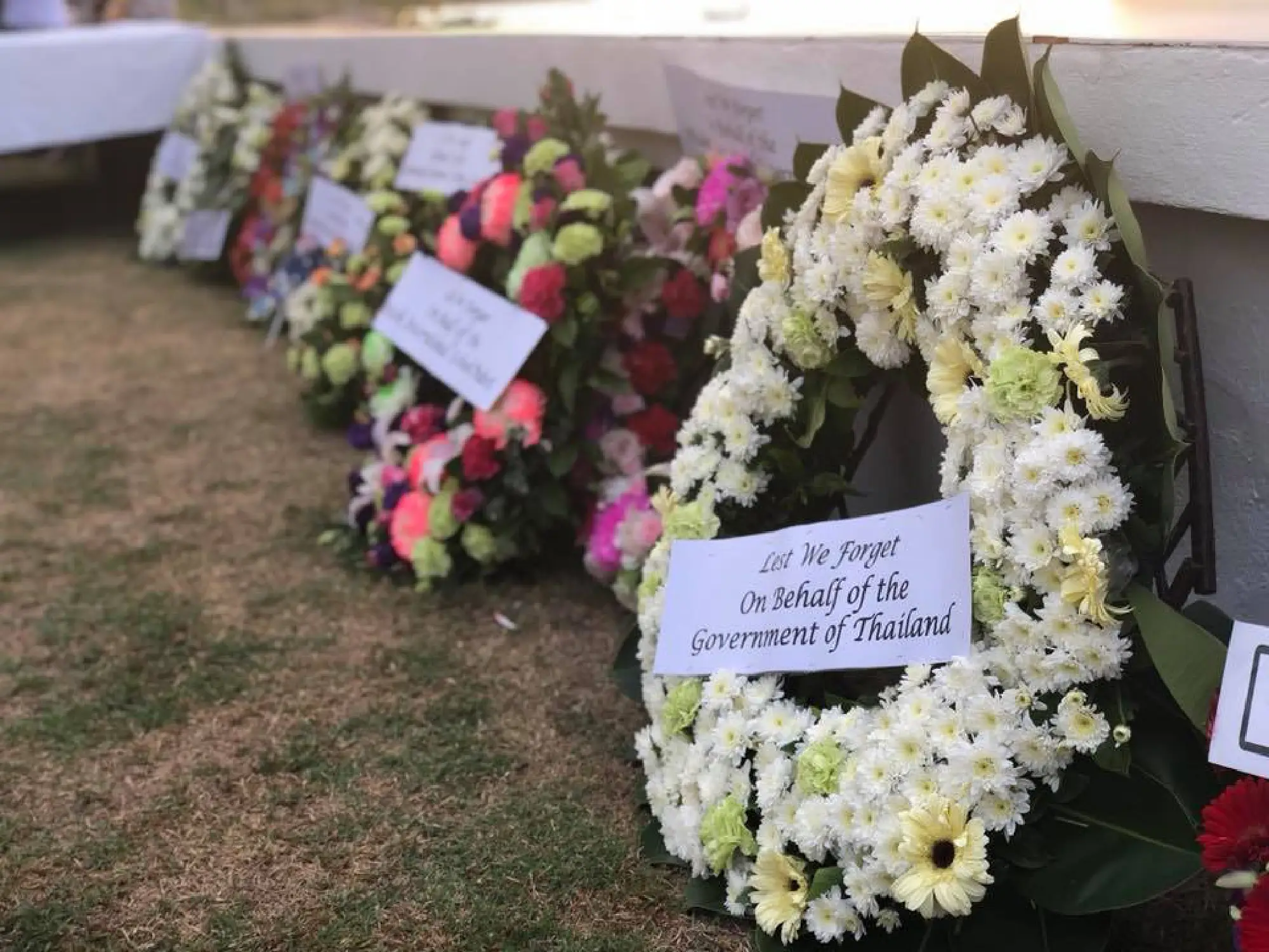 Crew of HMAS Anzac in Phuket for dawn Anzac Day ceremony