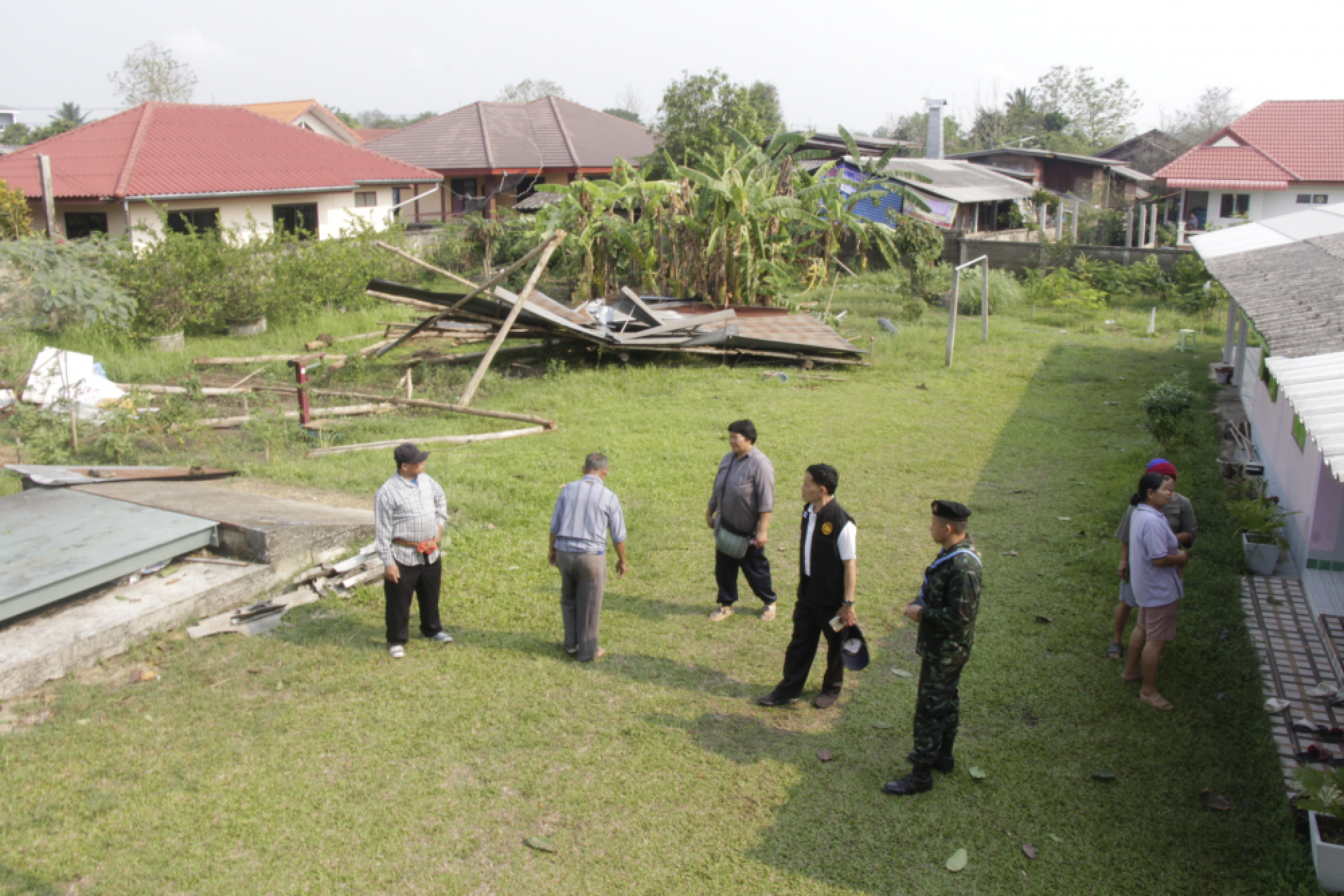 Storms flatten Chiang Rai homes, rip away roofs