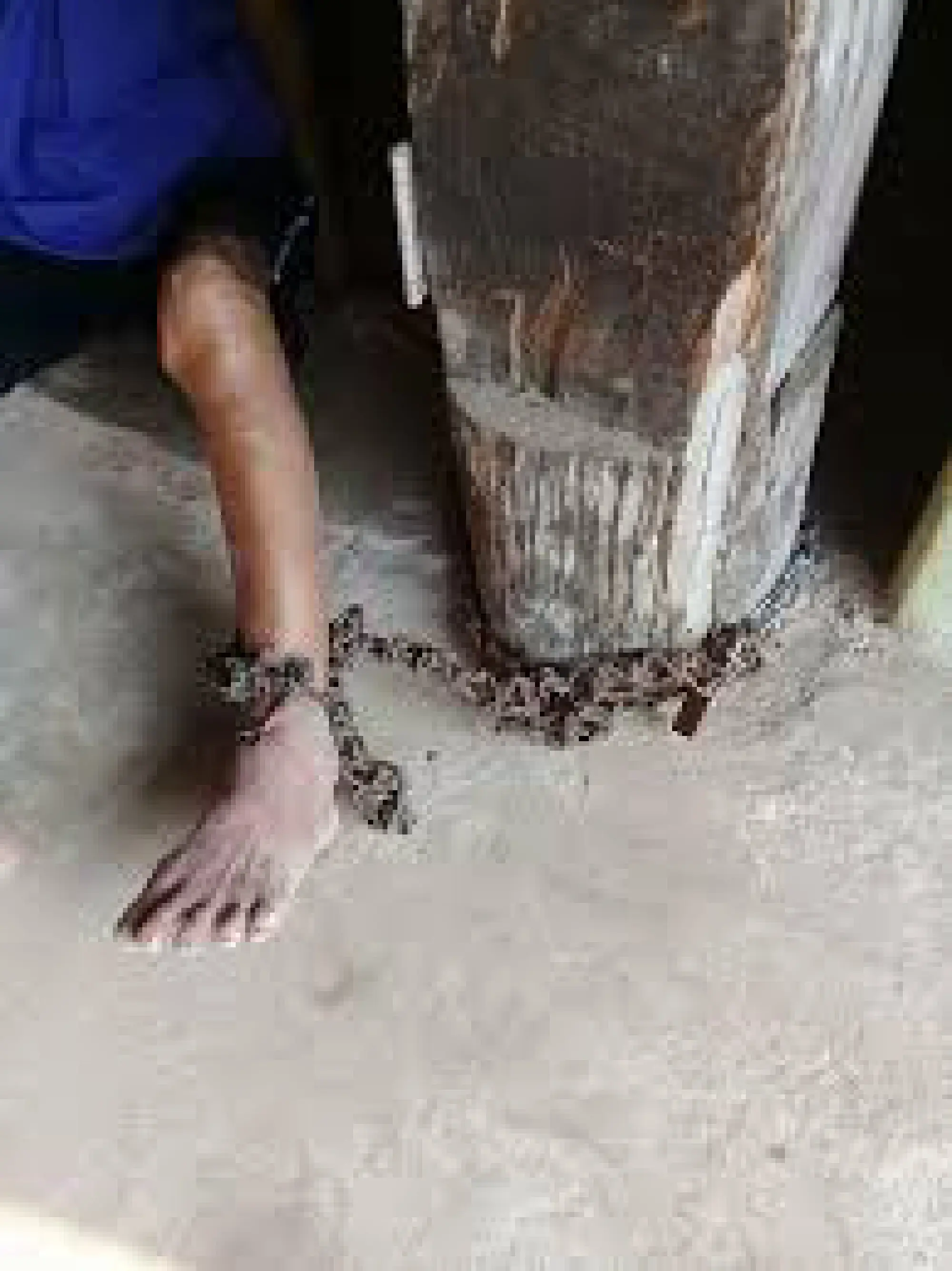 Elderly woman chained up in Chachoengsao to stop her wandering