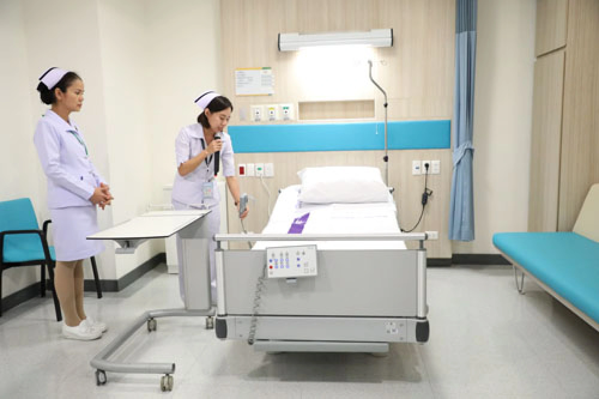 Some 50 of 460 patient beds are ready for service