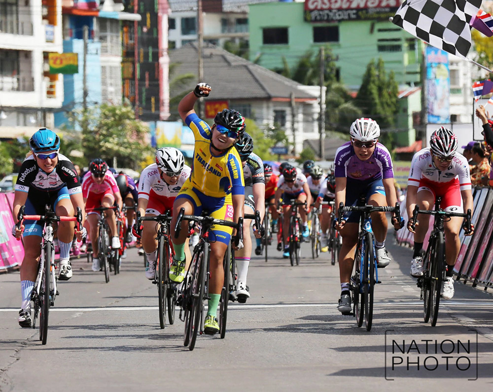 Jutatip wins Tour of Thailand 1st stage