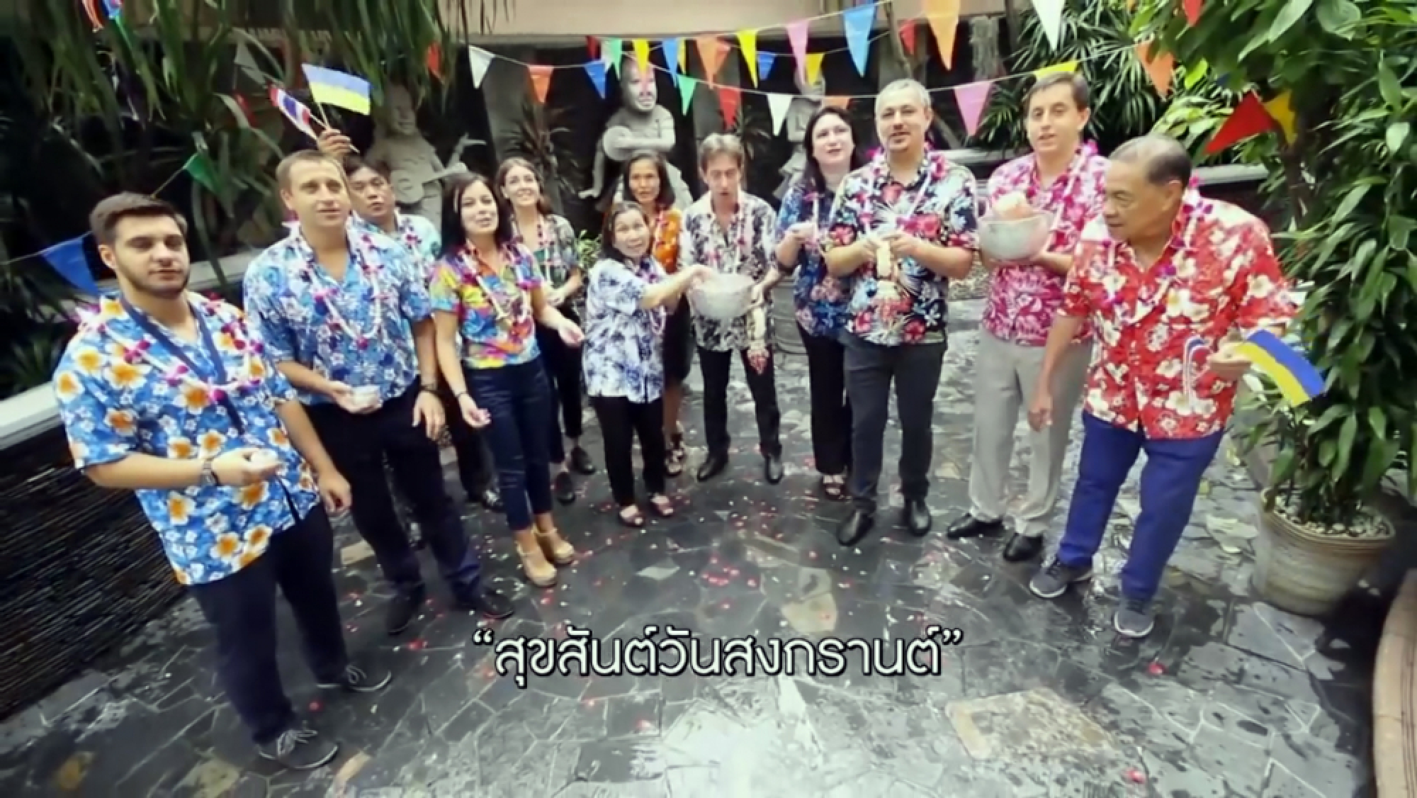 Embassies bless Songkran in video clip to Thais