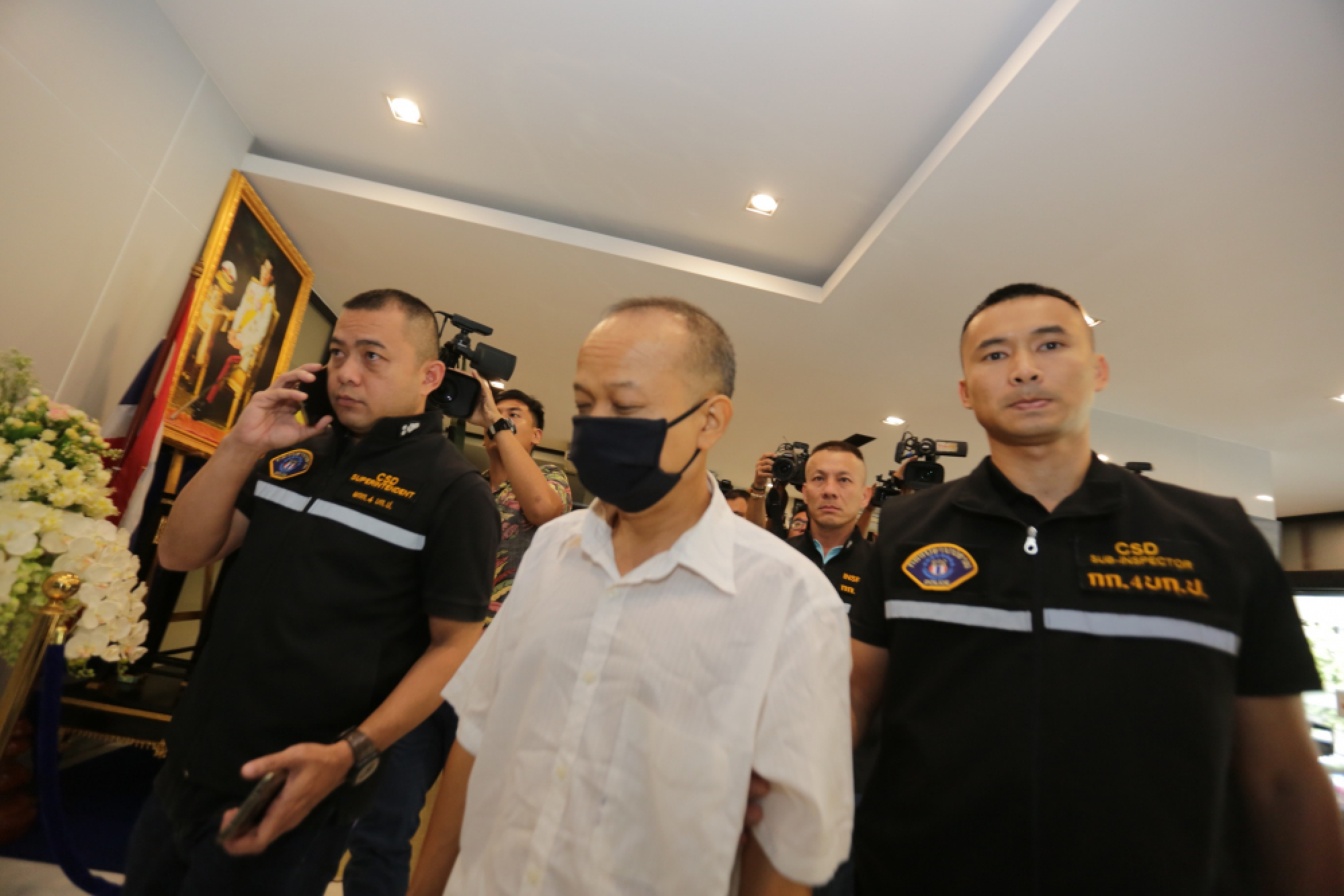 Nine suspects in temple funds scandal arrested