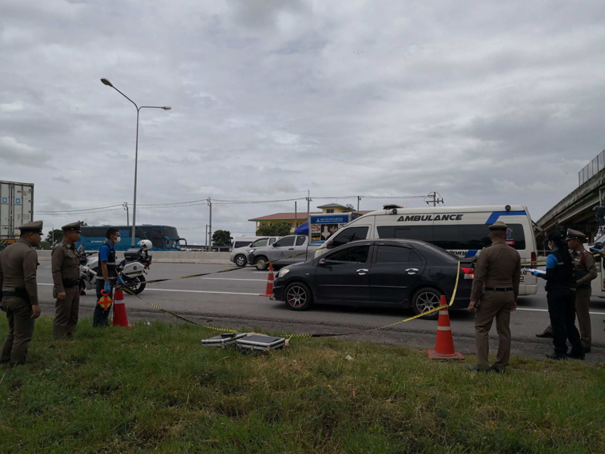 Lawyer, 32, dies beside motorway