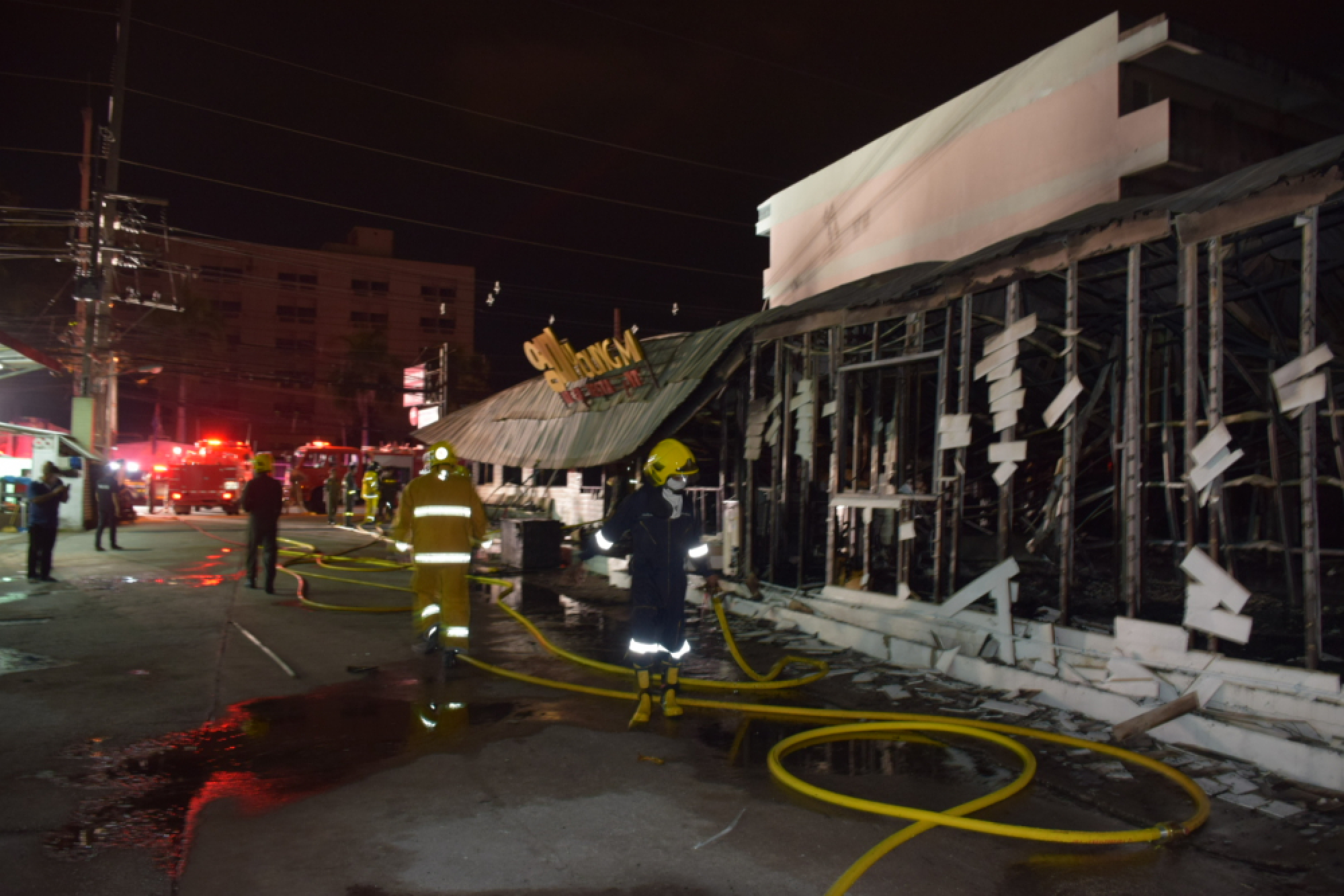 Fire strikes Korean restaurant in Pattaya