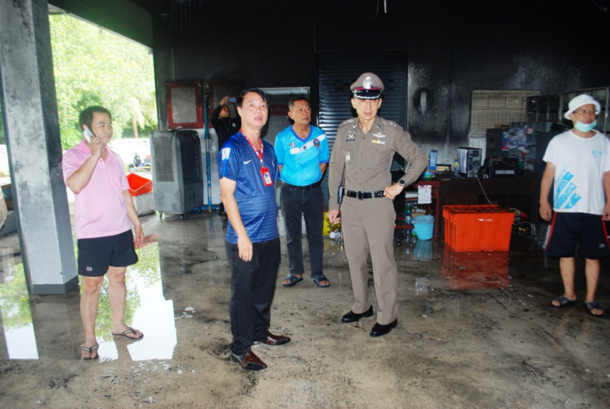 Fire at Chiang Mai post office