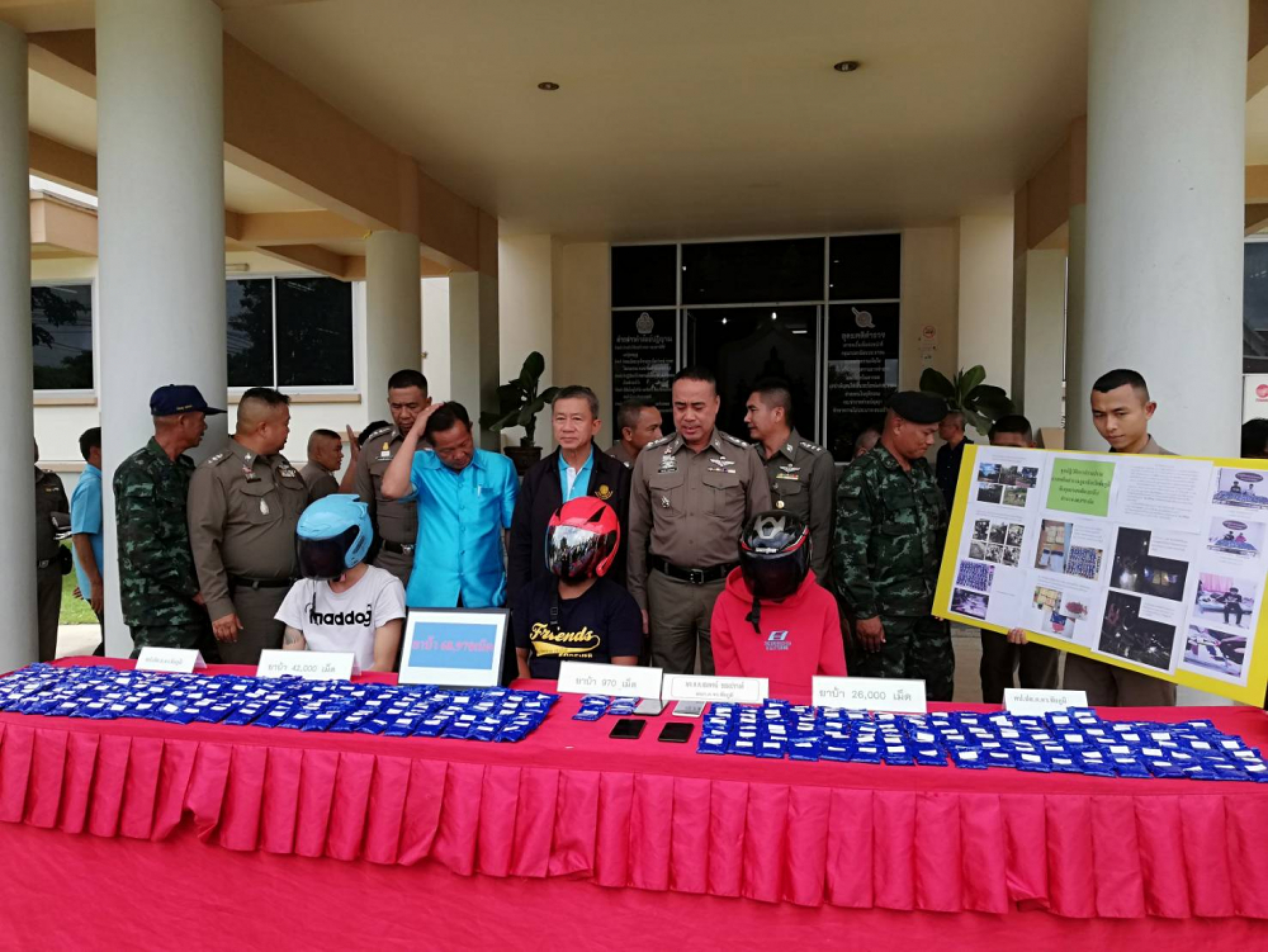 Police nab drug gang leader and meth pills in Chaiyaphum