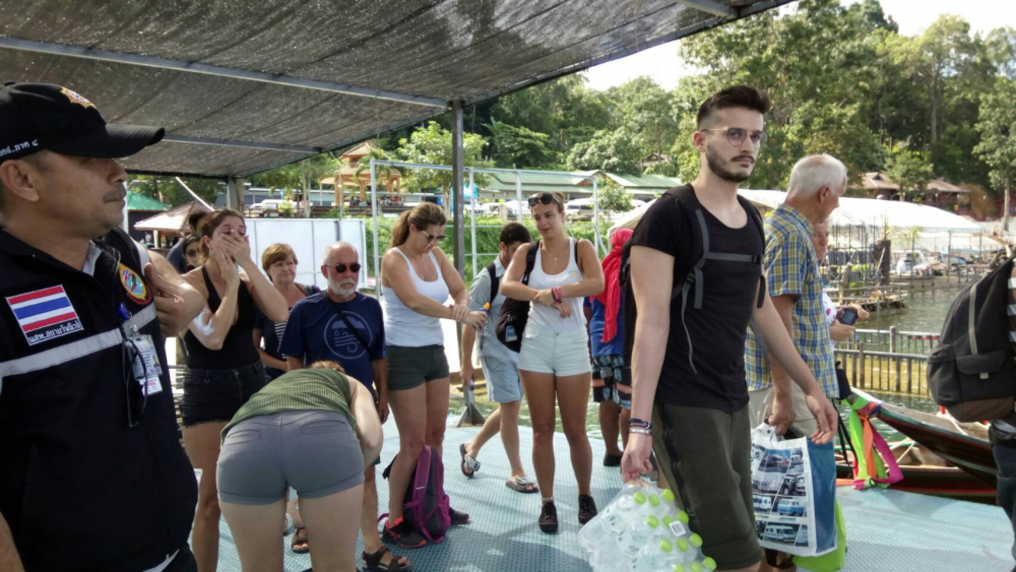 Harbour officials check safety measures at popular Ratchaprapa Dam