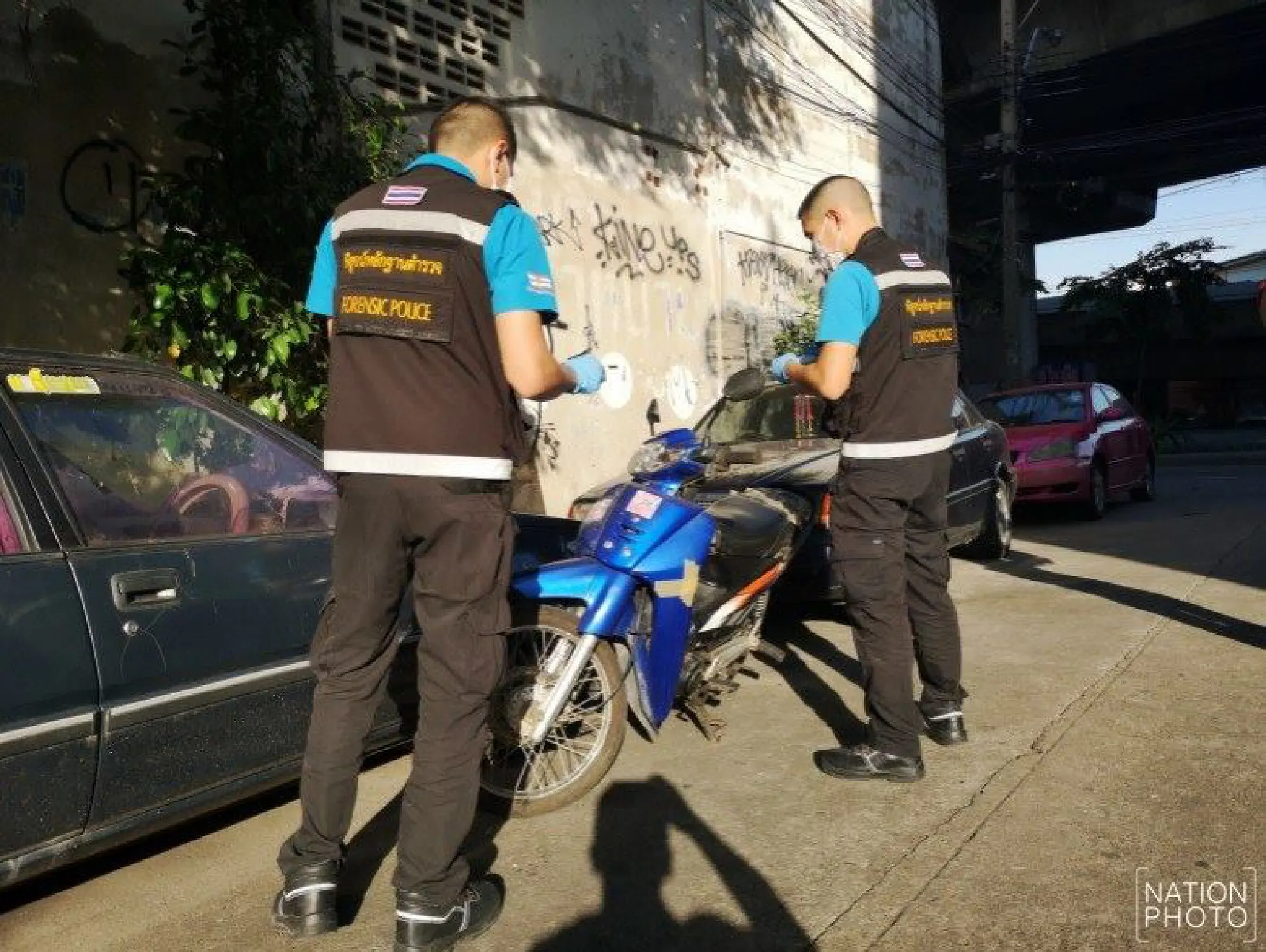 Bt10m gem theft getaway motorcycle belonged to dead Thai man