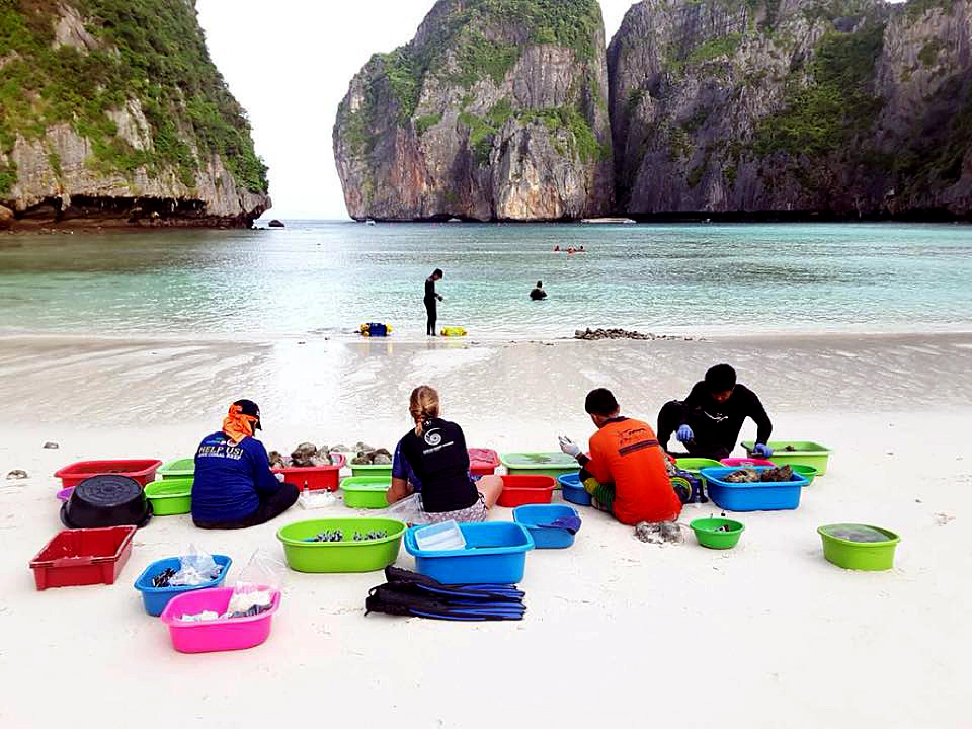 Maya Bay boundary installed to block tourist access