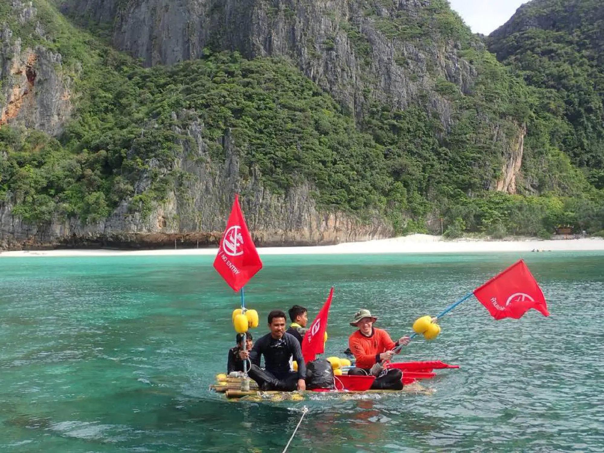 Maya Bay boundary installed to block tourist access