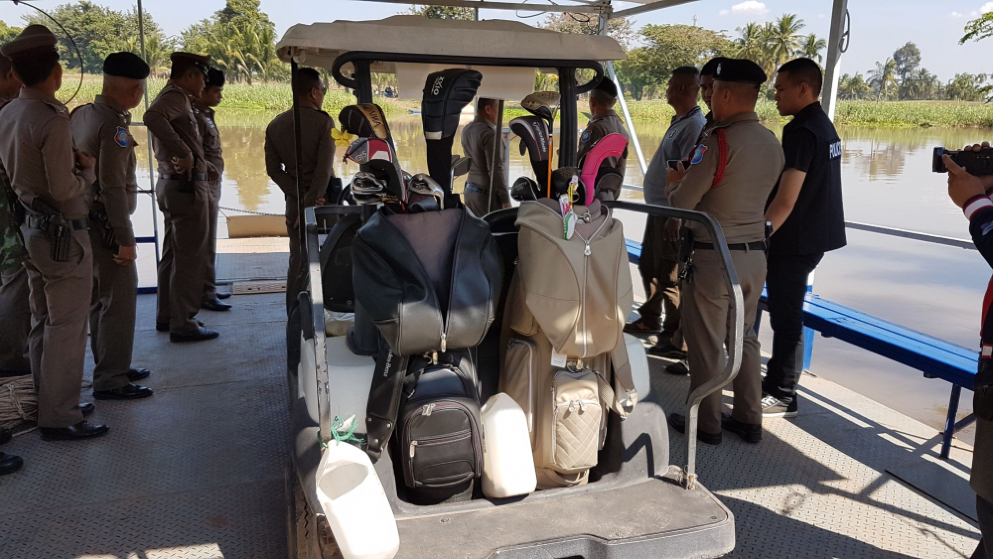 South Korean golfers missing after falling into Nan river