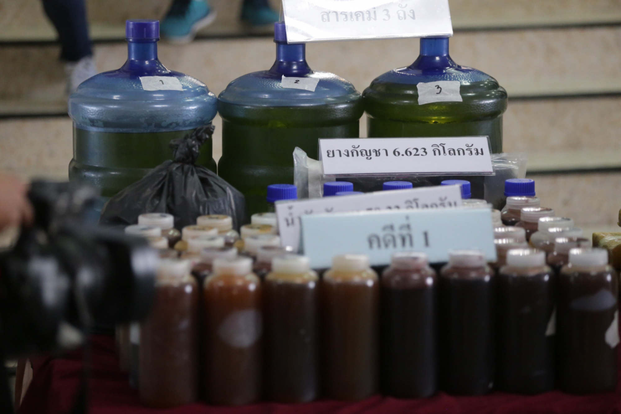 Cannabis tincture factory in Samut Prakan  raided, four arrested