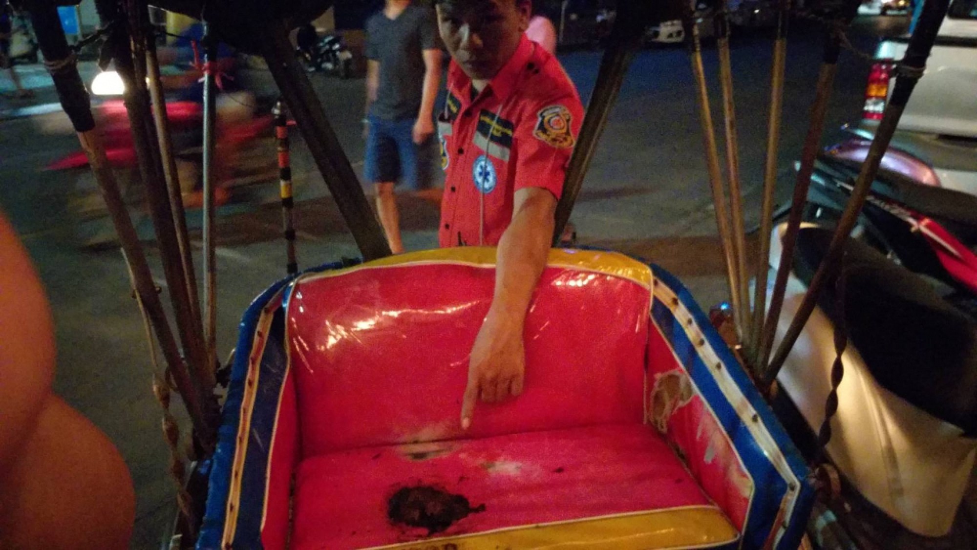 Seven injured as fireworks shoot into audience