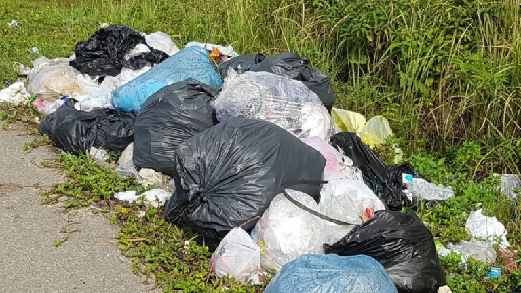 More garbage dumped on roadside in Krabi